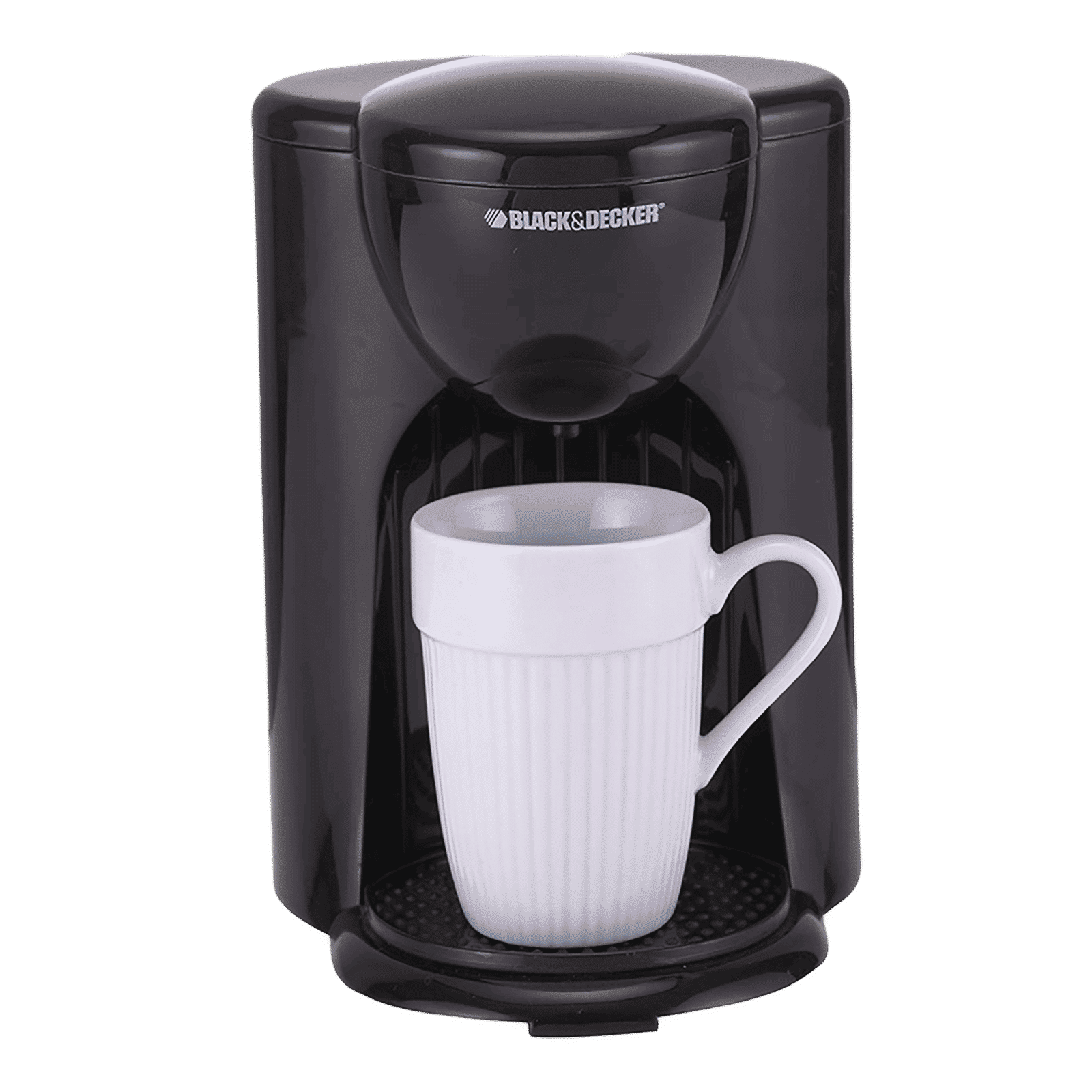 BLACK+DECKER DCM25 330 Watt 1 Cups Automatic Espresso & Drip Coffee Maker with Removable Drip Tray (Black) BLACK+DECKER DCM25 330 Watt 1 Cups Automatic Espresso & Drip Coffee Maker with Removable Drip Tray (Black)_1