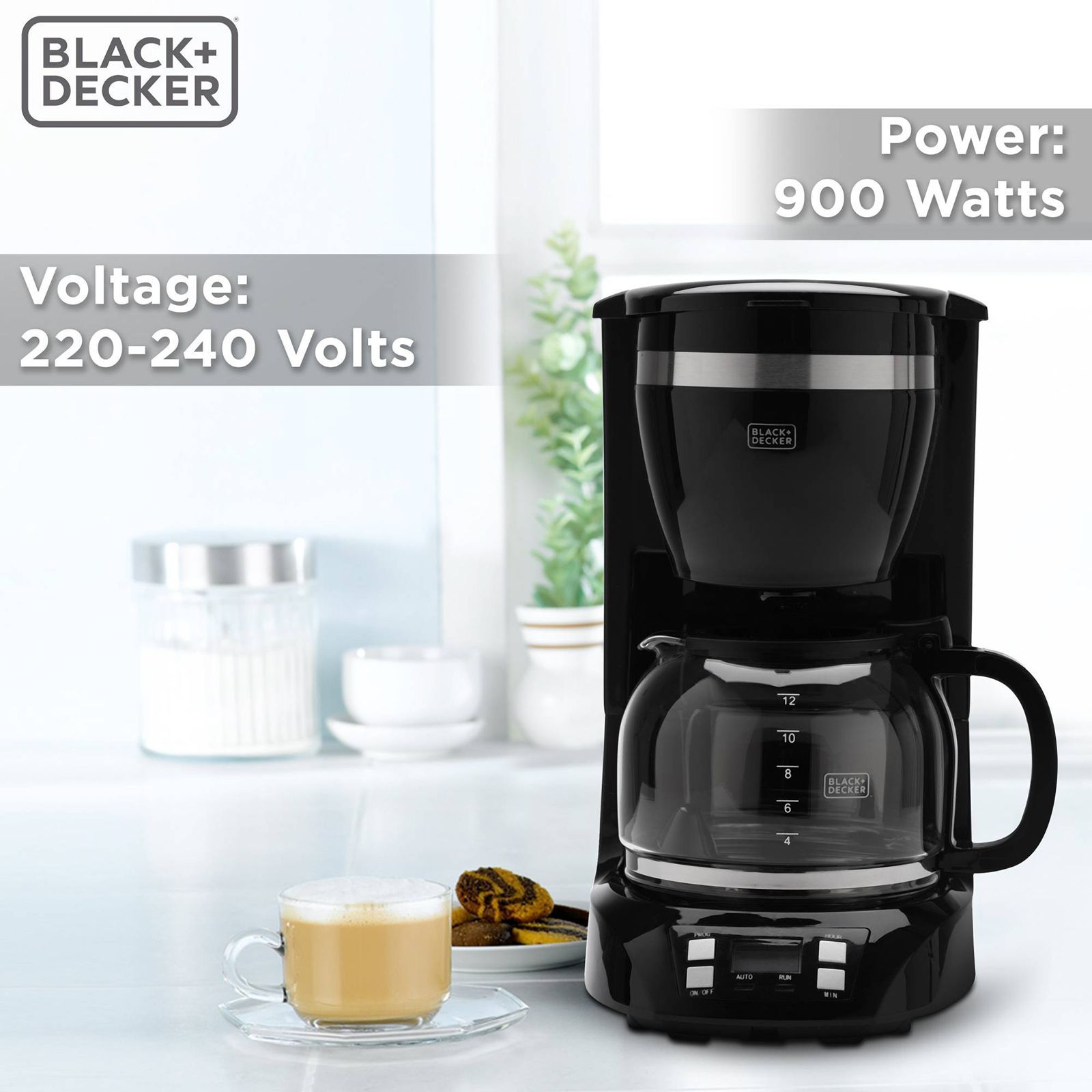 BLACK&DECKER BXCM1201IN 900 Watt 12 Cups Automatic Drip Coffee Maker with Keep Warm Function (Black)_16