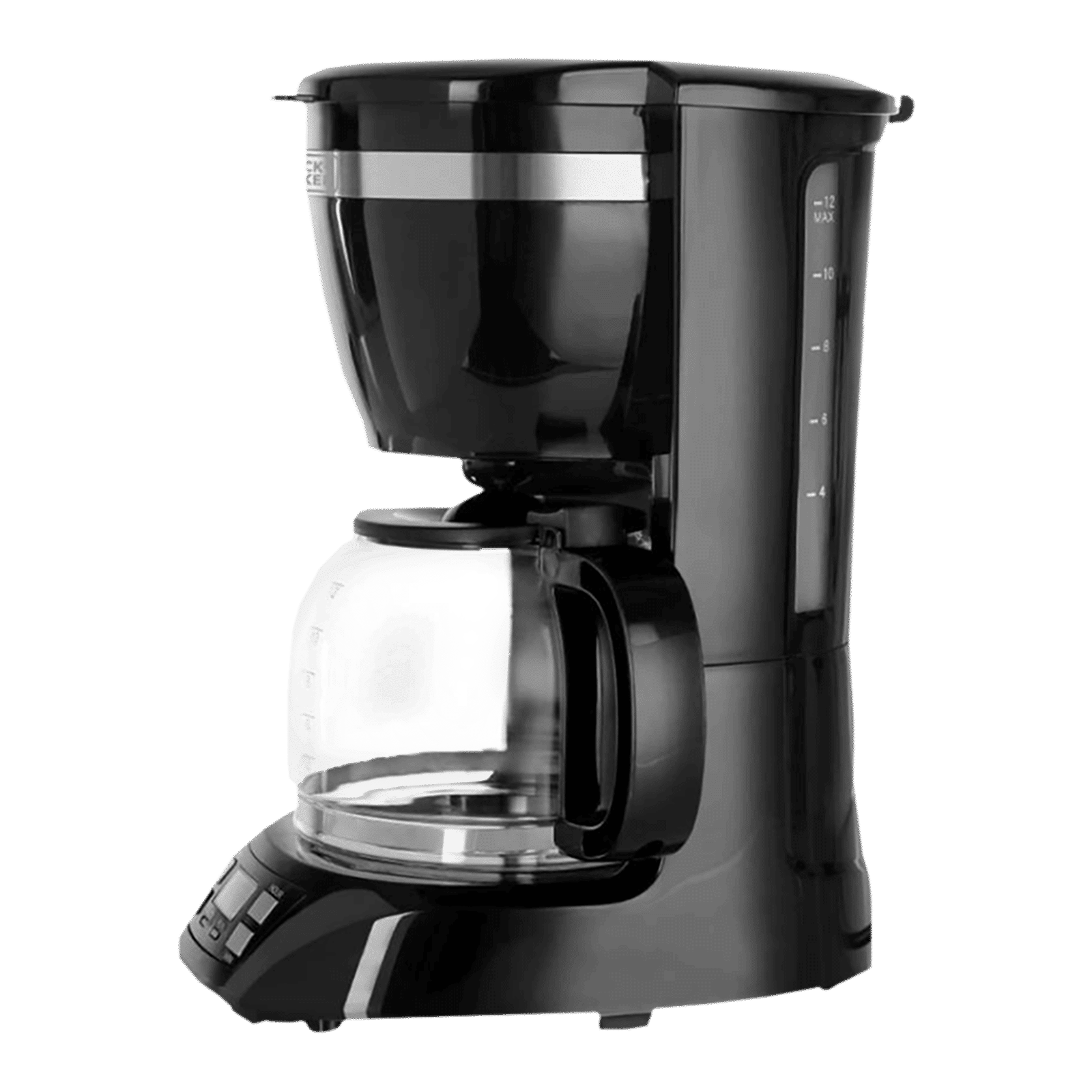 BLACK&DECKER BXCM1201IN 900 Watt 12 Cups Automatic Drip Coffee Maker with Keep Warm Function (Black)_4