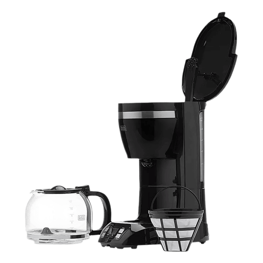 BLACK&DECKER BXCM1201IN 900 Watt 12 Cups Automatic Drip Coffee Maker with Keep Warm Function (Black)_7
