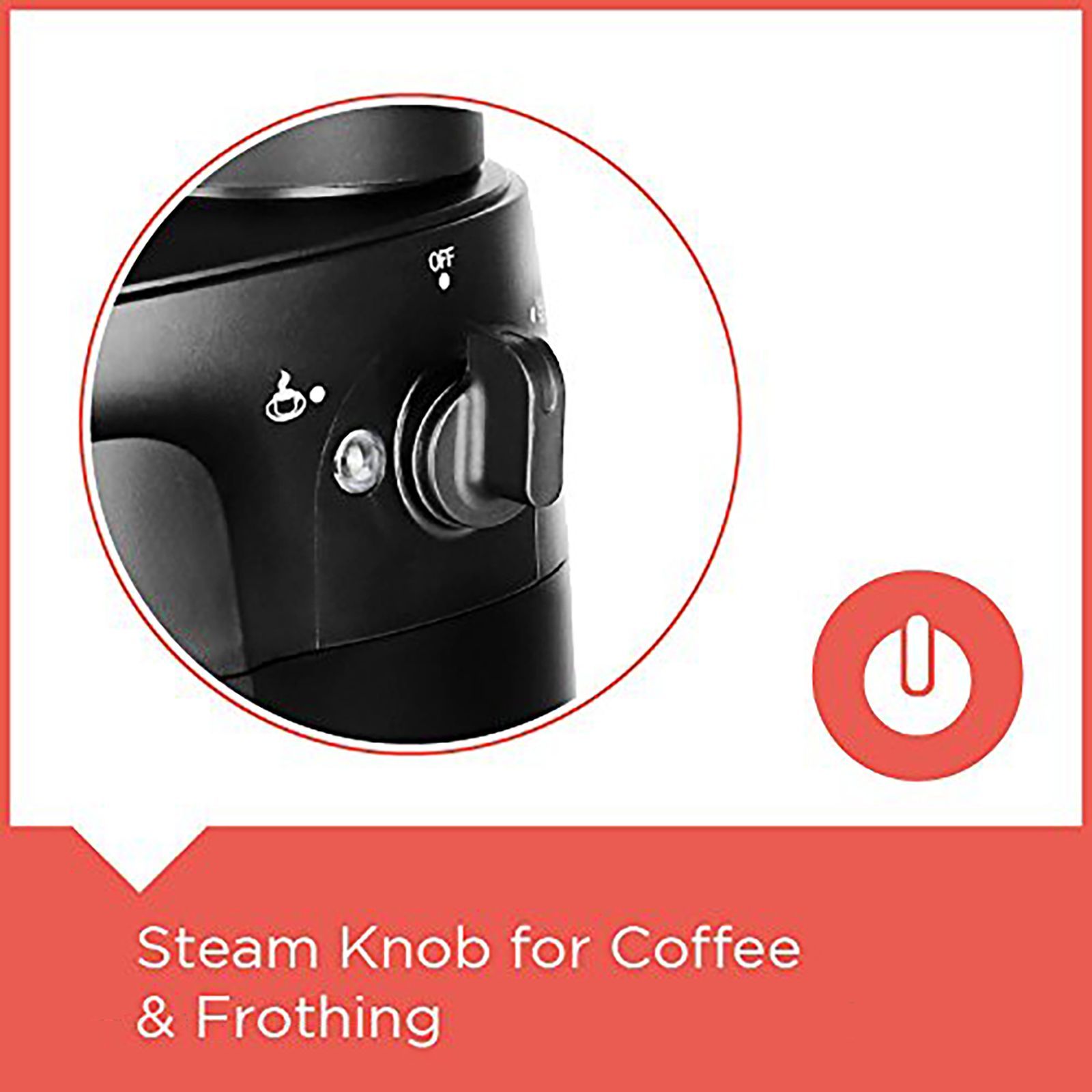 BLACK+DECKER BXCM0401IN 870 Watt 4 Cups Automatic Cappuccino & Espresso Coffee Maker with Detachable Drip Tray (Black)_8