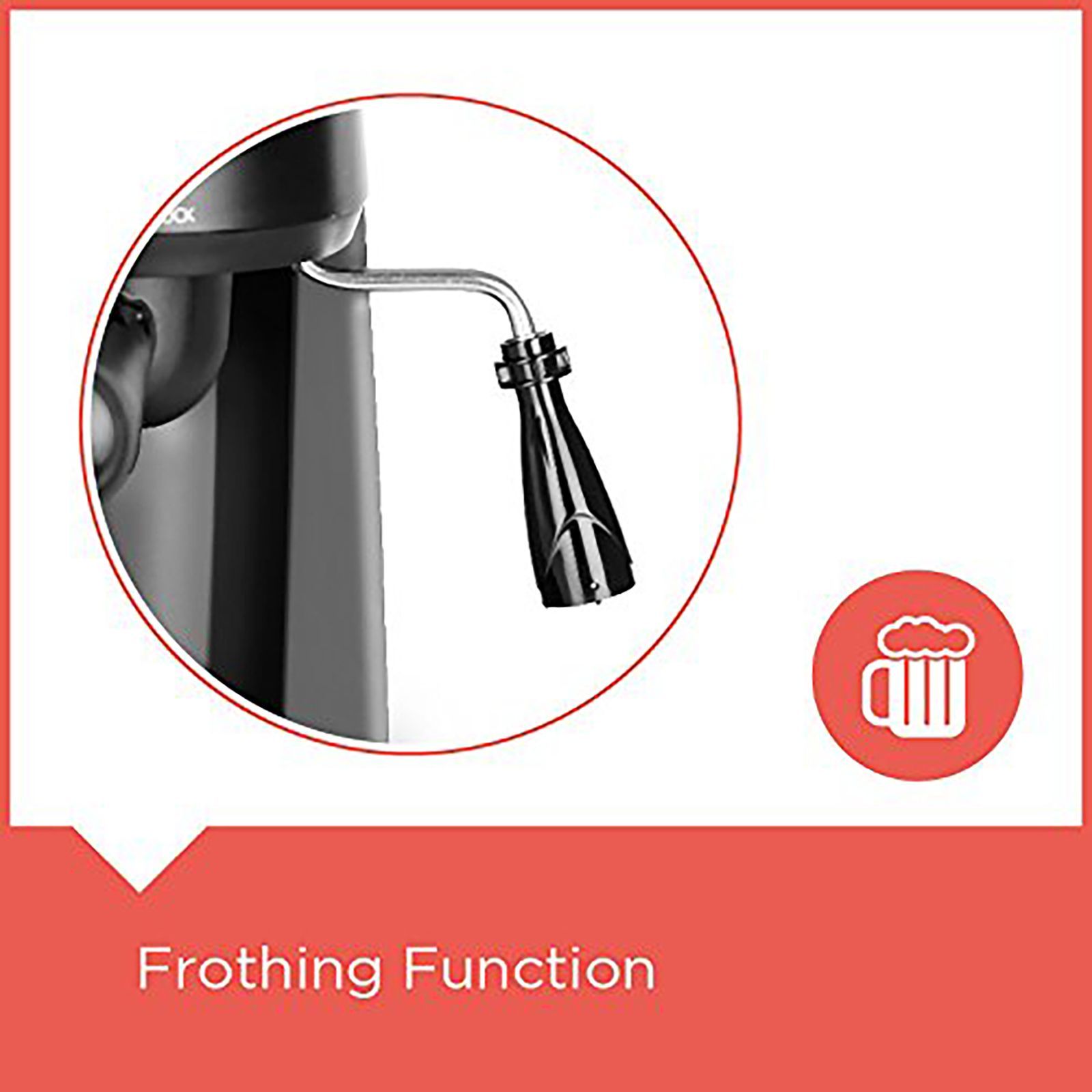 BLACK+DECKER BXCM0401IN 870 Watt 4 Cups Automatic Cappuccino & Espresso Coffee Maker with Detachable Drip Tray (Black)_9