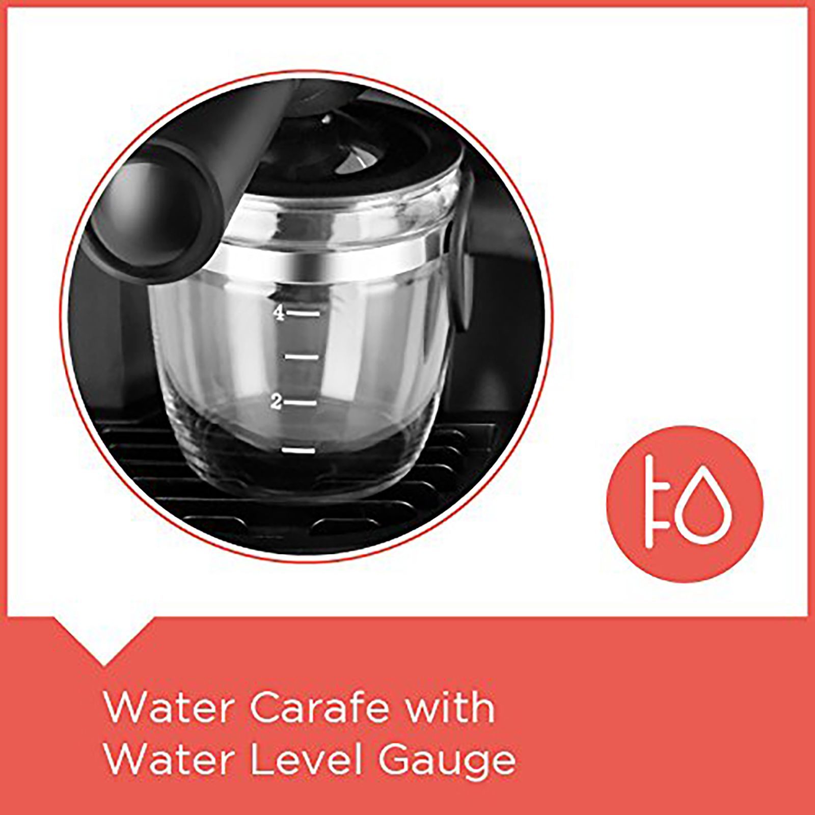 BLACK+DECKER BXCM0401IN 870 Watt 4 Cups Automatic Cappuccino & Espresso Coffee Maker with Detachable Drip Tray (Black)_10