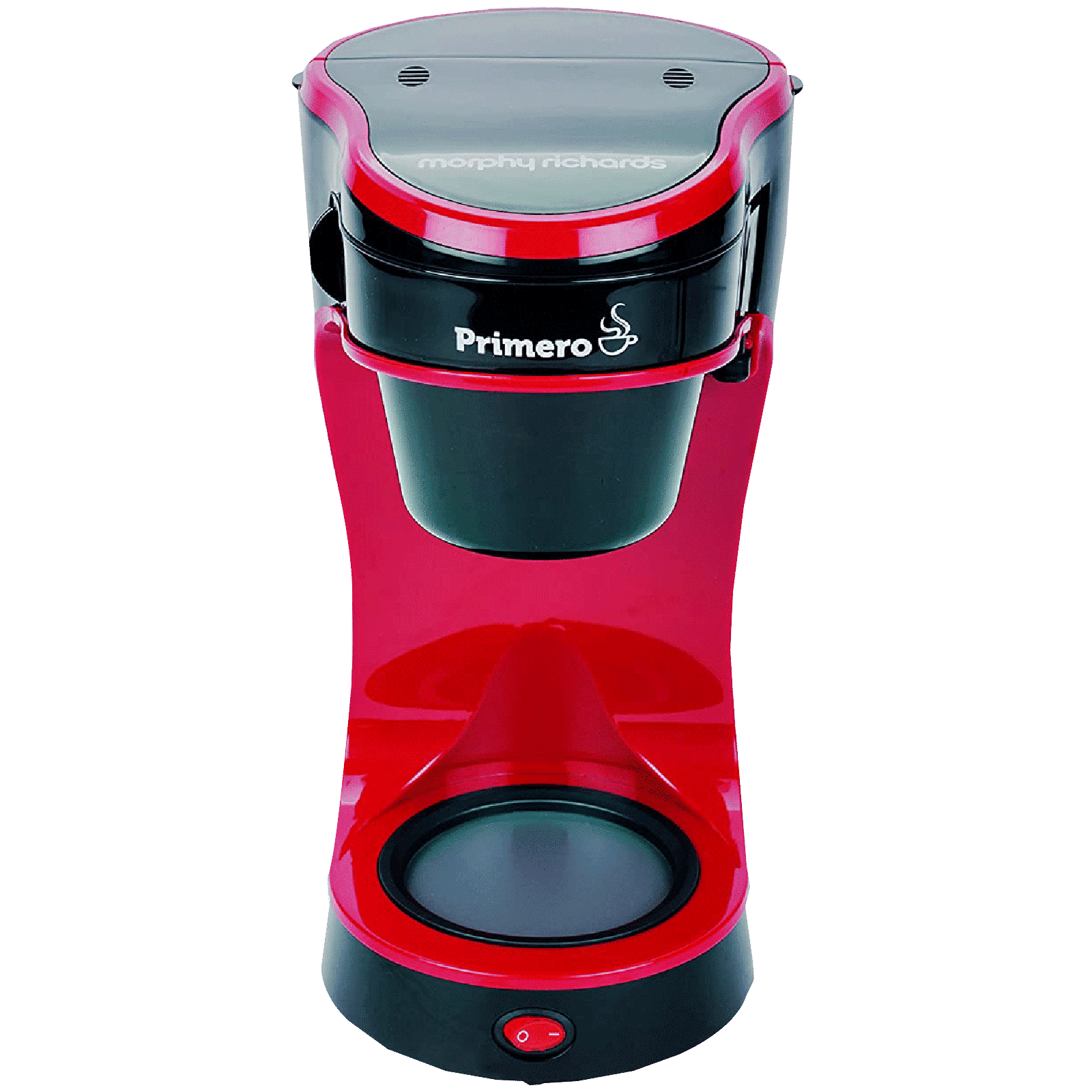 morphy richards Primero 750 Watt 6 Cups Automatic Drip Coffee Maker with Anti Drip Function (Black/Red)_6