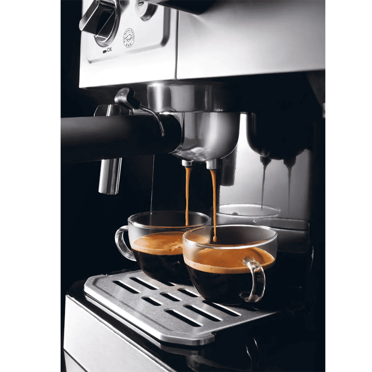 De'Longhi 1750 Watt 10 Cups Semi-Automatic Drip Coffee Maker with Thermoblock Technology (Silver/Black)_12