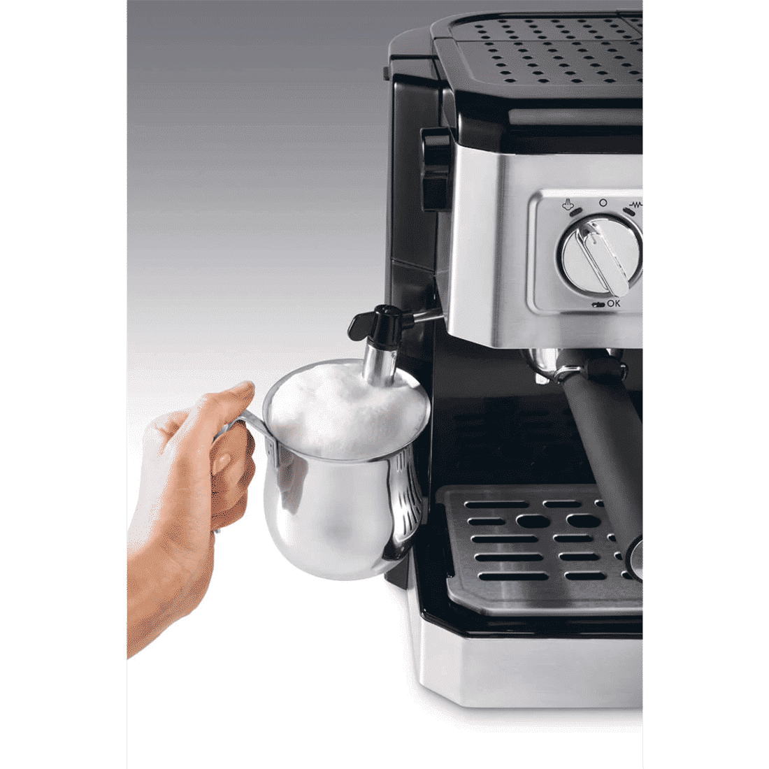 De'Longhi 1750 Watt 10 Cups Semi-Automatic Drip Coffee Maker with Thermoblock Technology (Silver/Black)_14