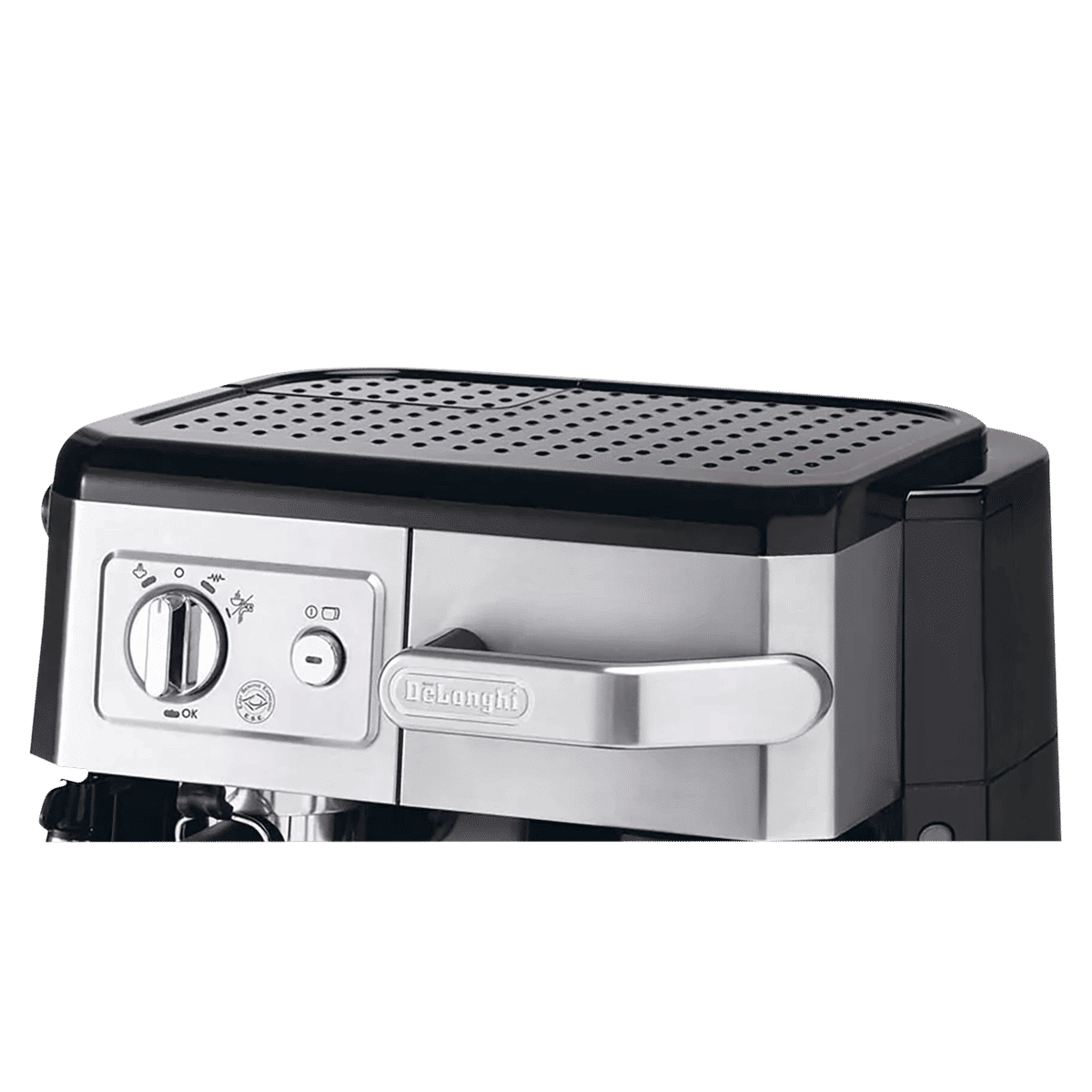 De'Longhi 1750 Watt 10 Cups Semi-Automatic Drip Coffee Maker with Thermoblock Technology (Silver/Black)_5