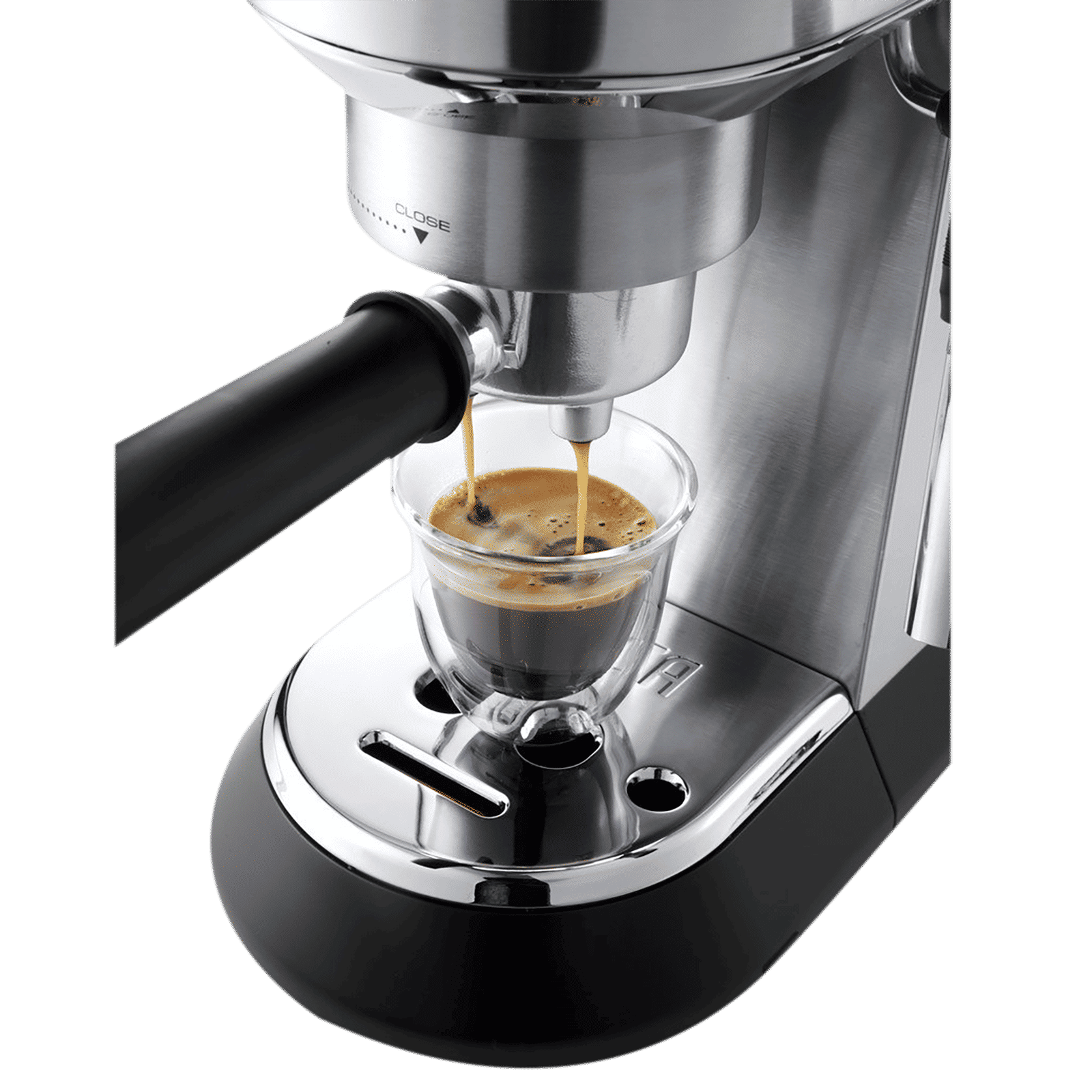 De'Longhi Dedica 1300 Watt 2 Cups Automatic Espresso Coffee Maker with Thermoblock Technology (Metallic)_6