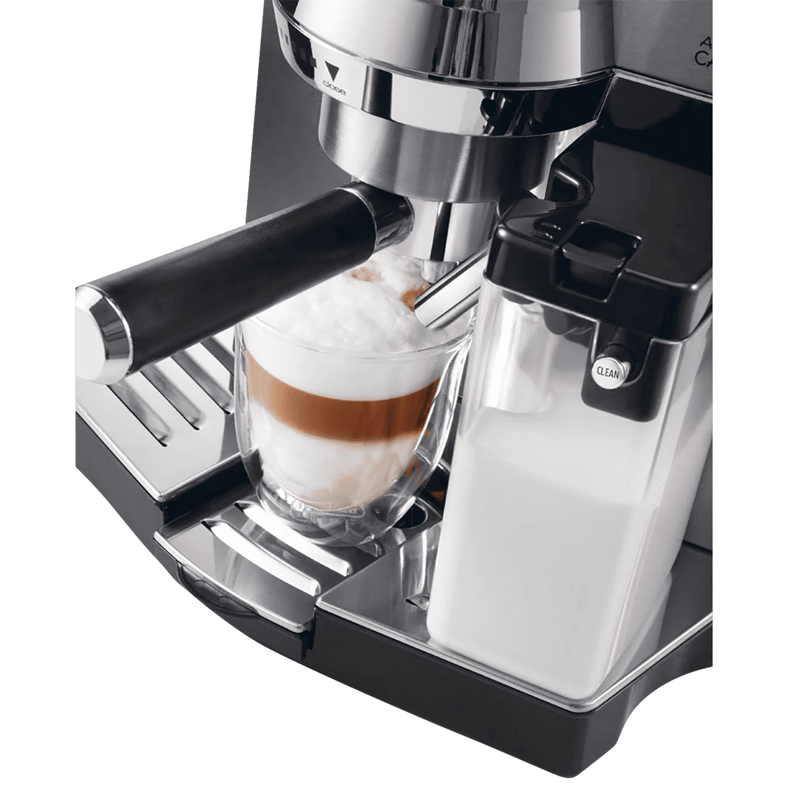 De'Longhi 1450 Watt 2 Cups Automatic Cappuccino & Espresso Coffee Maker with Water Level Indicator (Metallic) De'Longhi 1450 Watt 2 Cups Automatic Cappuccino & Espresso Coffee Maker with Water Level Indicator (Metallic)_10