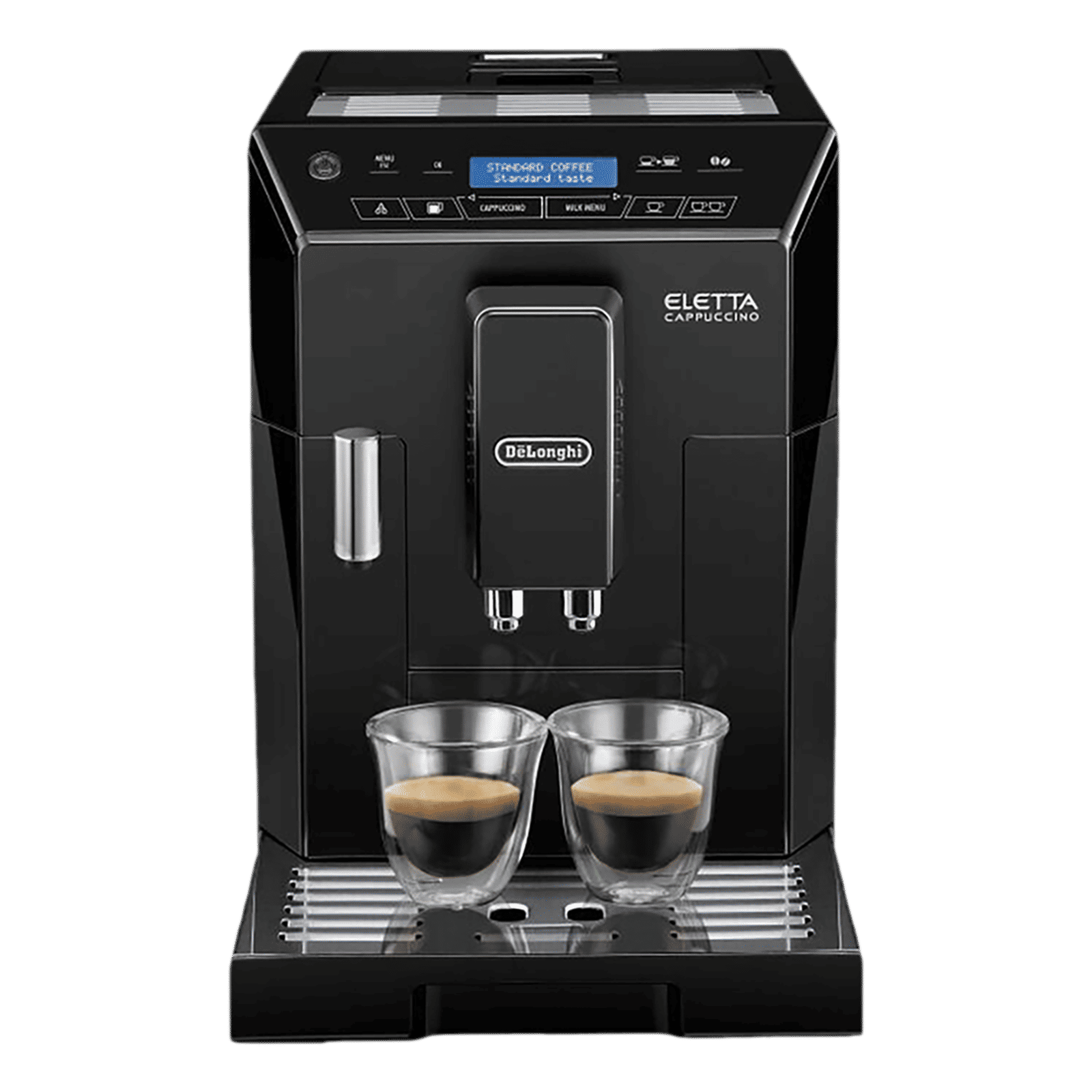 De'Longhi Eletta Cappuccino 1450 Watt 2 Cups Automatic Cappuccino & Espresso Coffee Maker with Grinding Technology (Black)_1