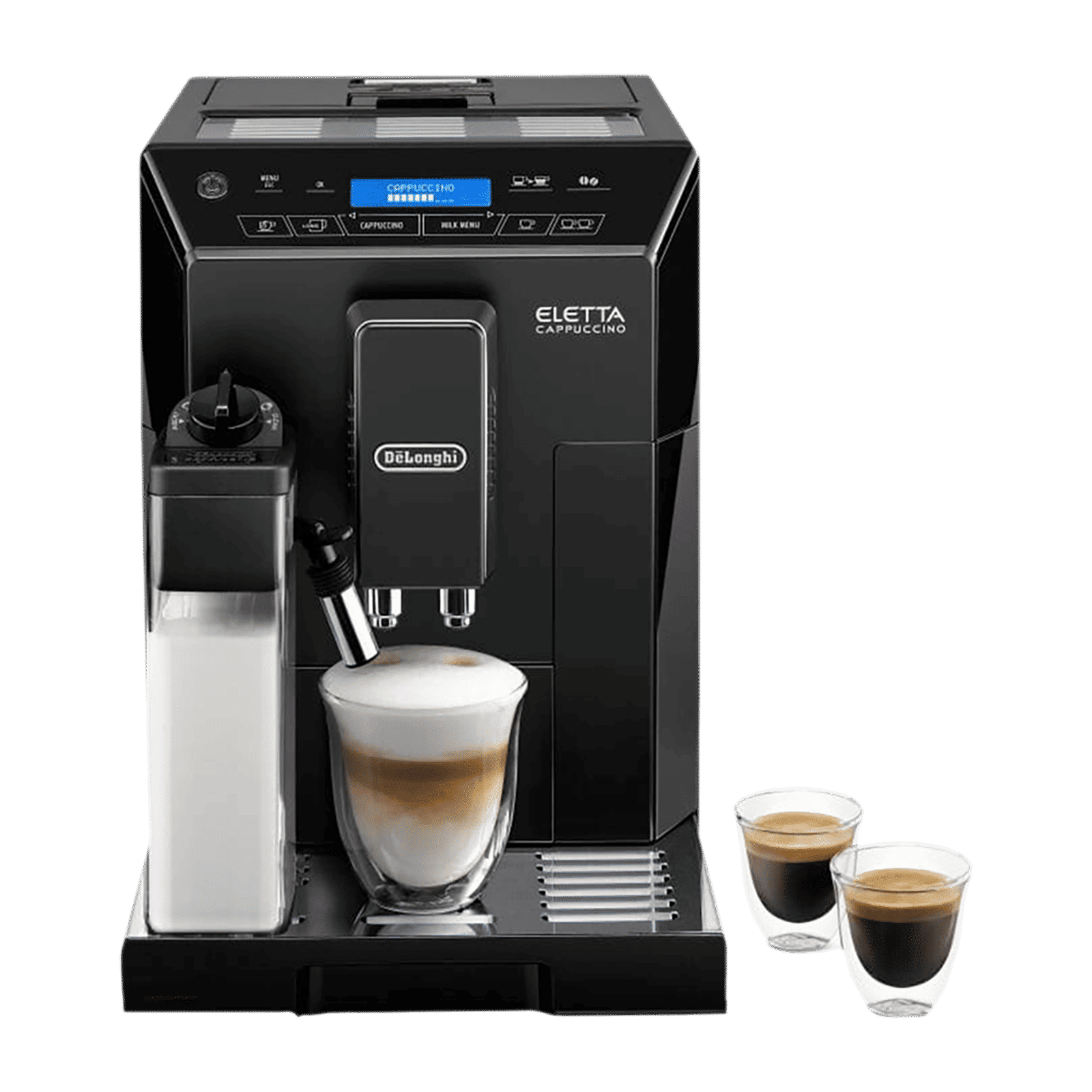 De'Longhi Eletta Cappuccino 1450 Watt 2 Cups Automatic Cappuccino & Espresso Coffee Maker with Grinding Technology (Black)_9