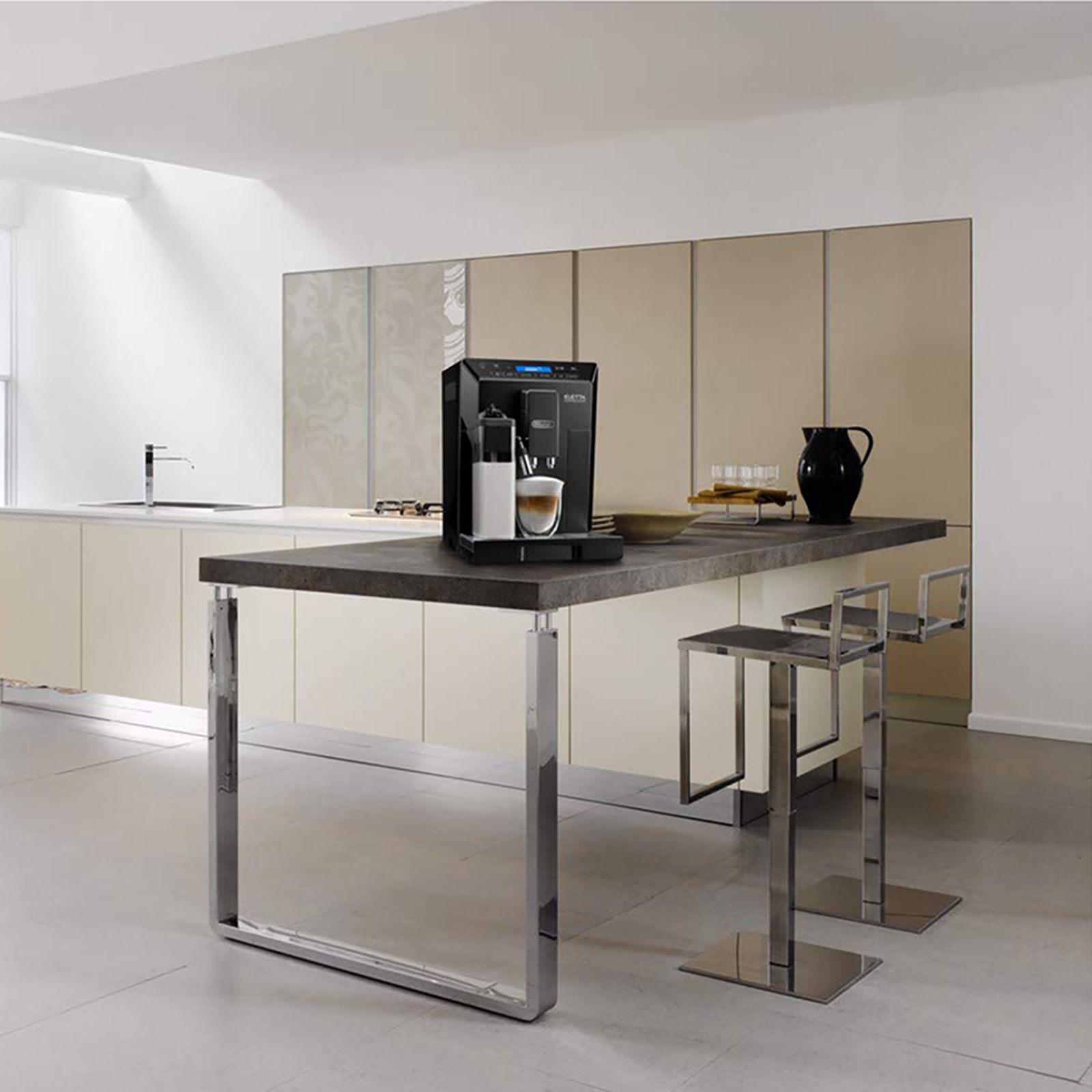 De'Longhi Eletta Cappuccino 1450 Watt 2 Cups Automatic Cappuccino & Espresso Coffee Maker with Grinding Technology (Black)_14