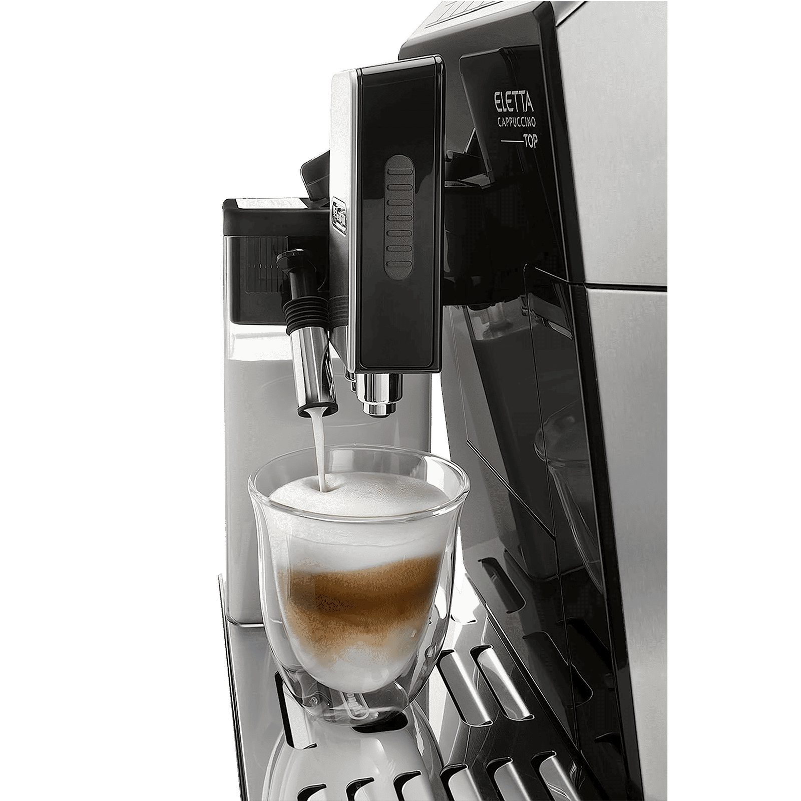 De'Longhi Eletta Cappuccino 1450 Watt 2 Cups Automatic Cappuccino & Espresso Coffee Maker with Grinding Technology (Black)_6