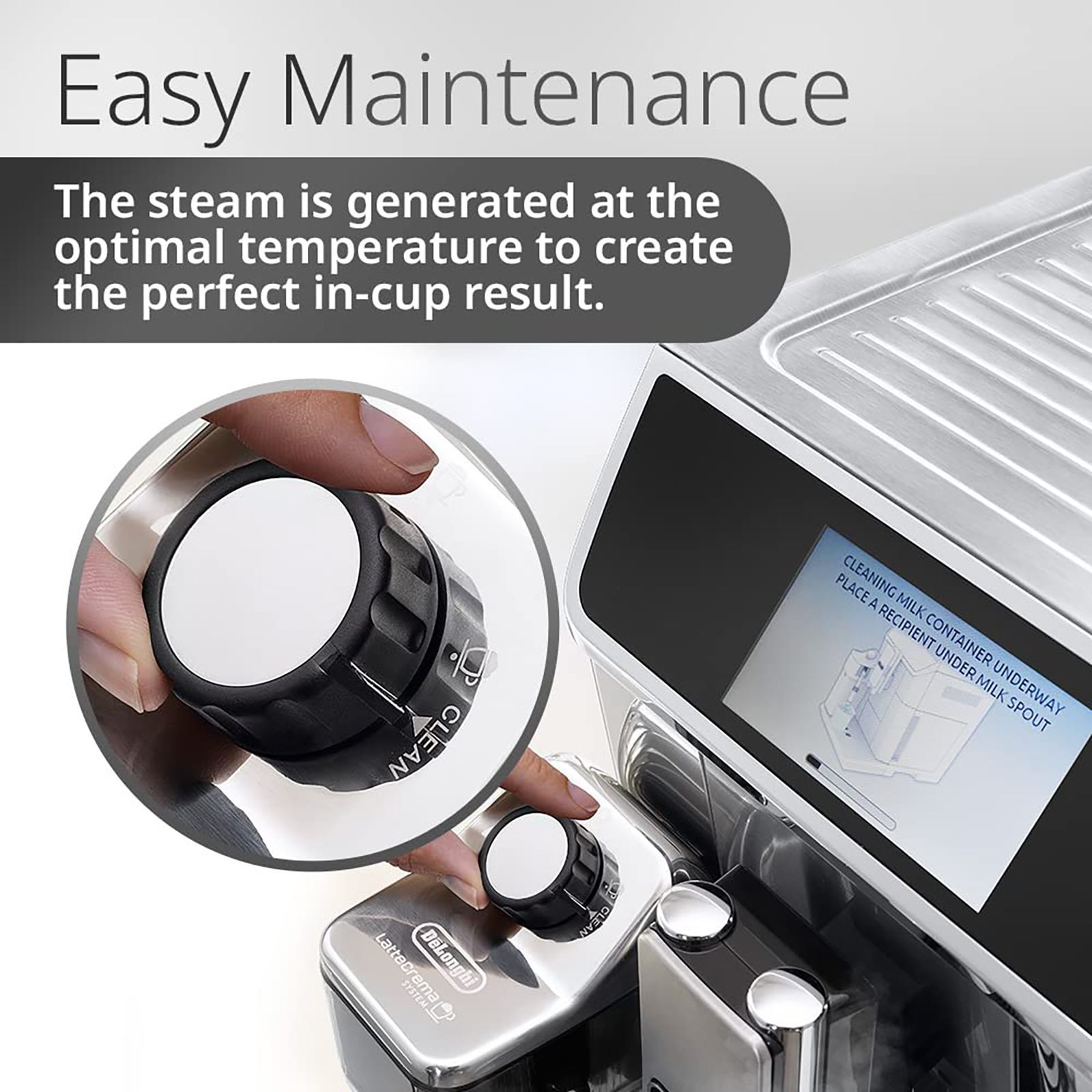 De'Longhi PrimaDonna Elite Experience 1450 Watt 2 Cups Automatic Cappuccino & Espresso Coffee Maker with Optimal Temperature Control (Metal Silver)_15