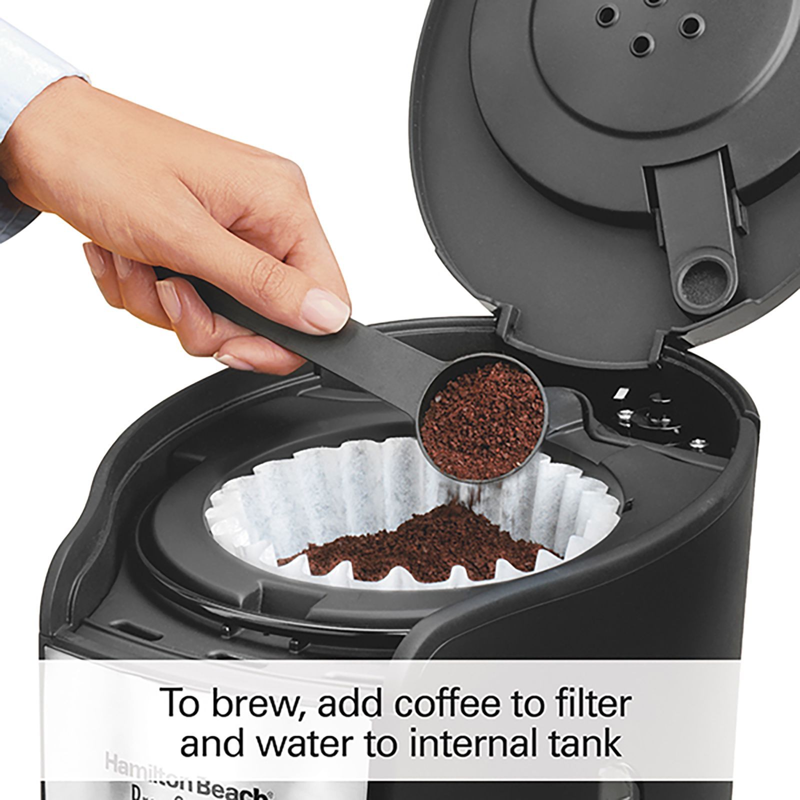 Hamilton Beach 130 Watt 12 Cups Automatic Espresso Coffee Maker with Keep Warm Function (Silver)_8