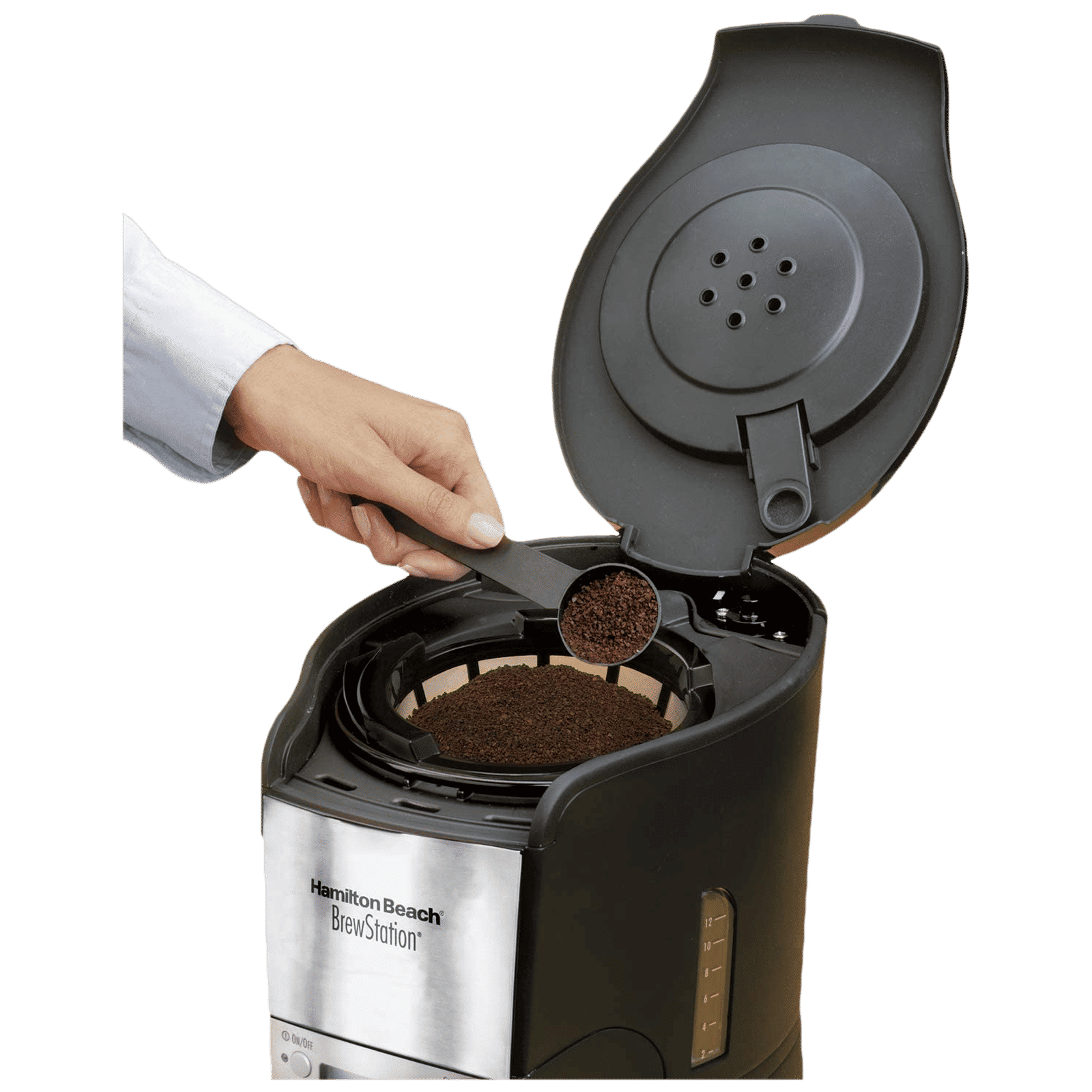 Hamilton Beach 130 Watt 12 Cups Automatic Espresso Coffee Maker with Keep Warm Function (Silver)_13