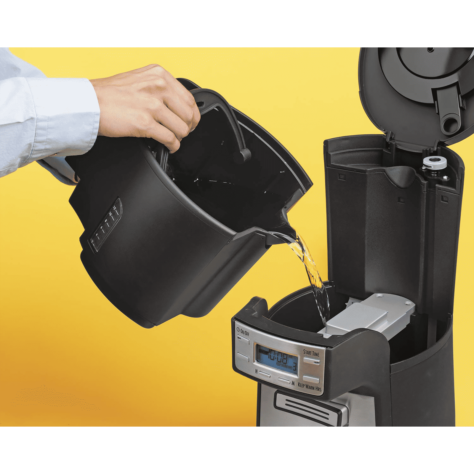 Hamilton Beach 130 Watt 12 Cups Automatic Espresso Coffee Maker with Keep Warm Function (Silver)_16