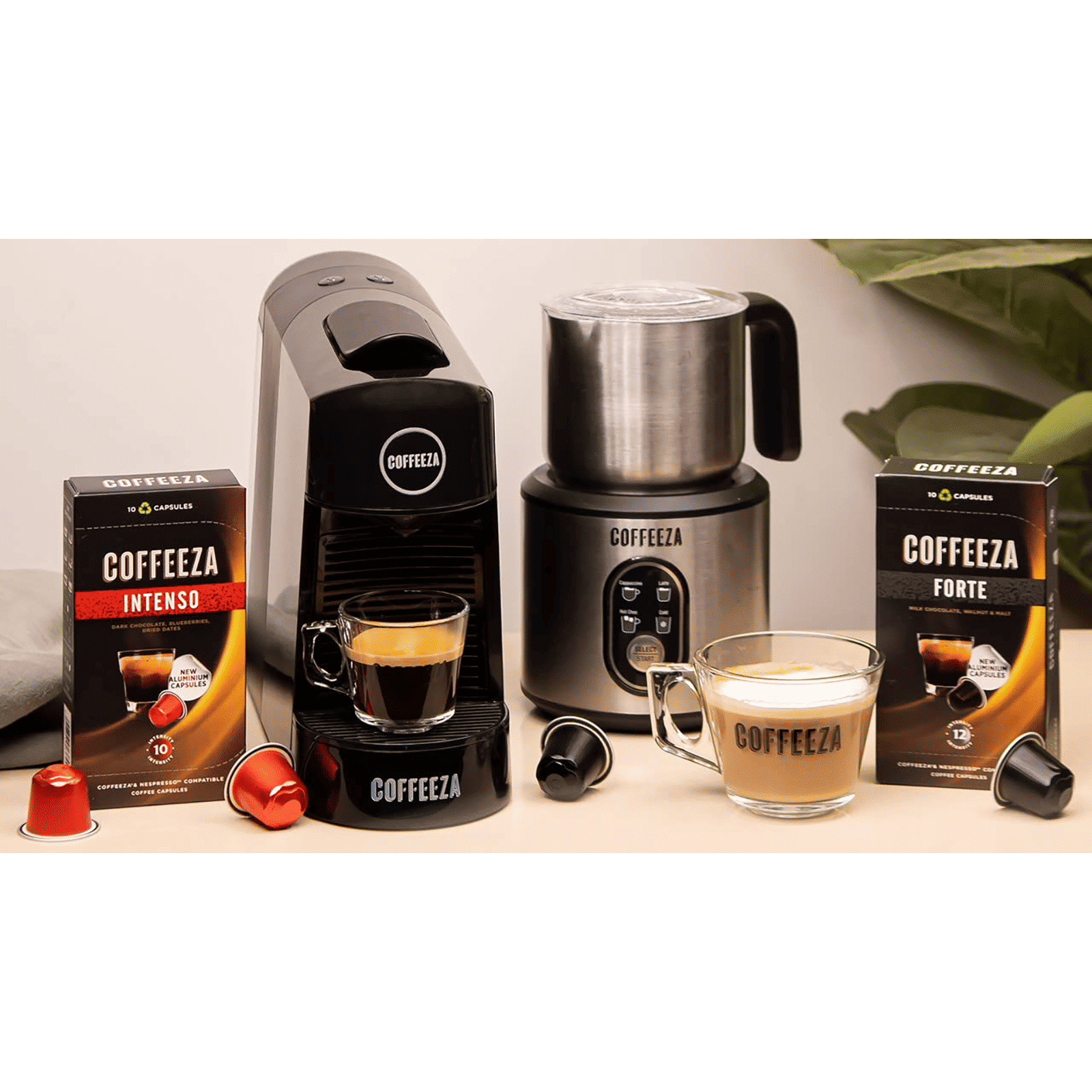 COFFEEZA Finero Next 20 Cups Automatic Espresso, Lungo & Americano Coffee Maker with Quick Warmup (Black)_6