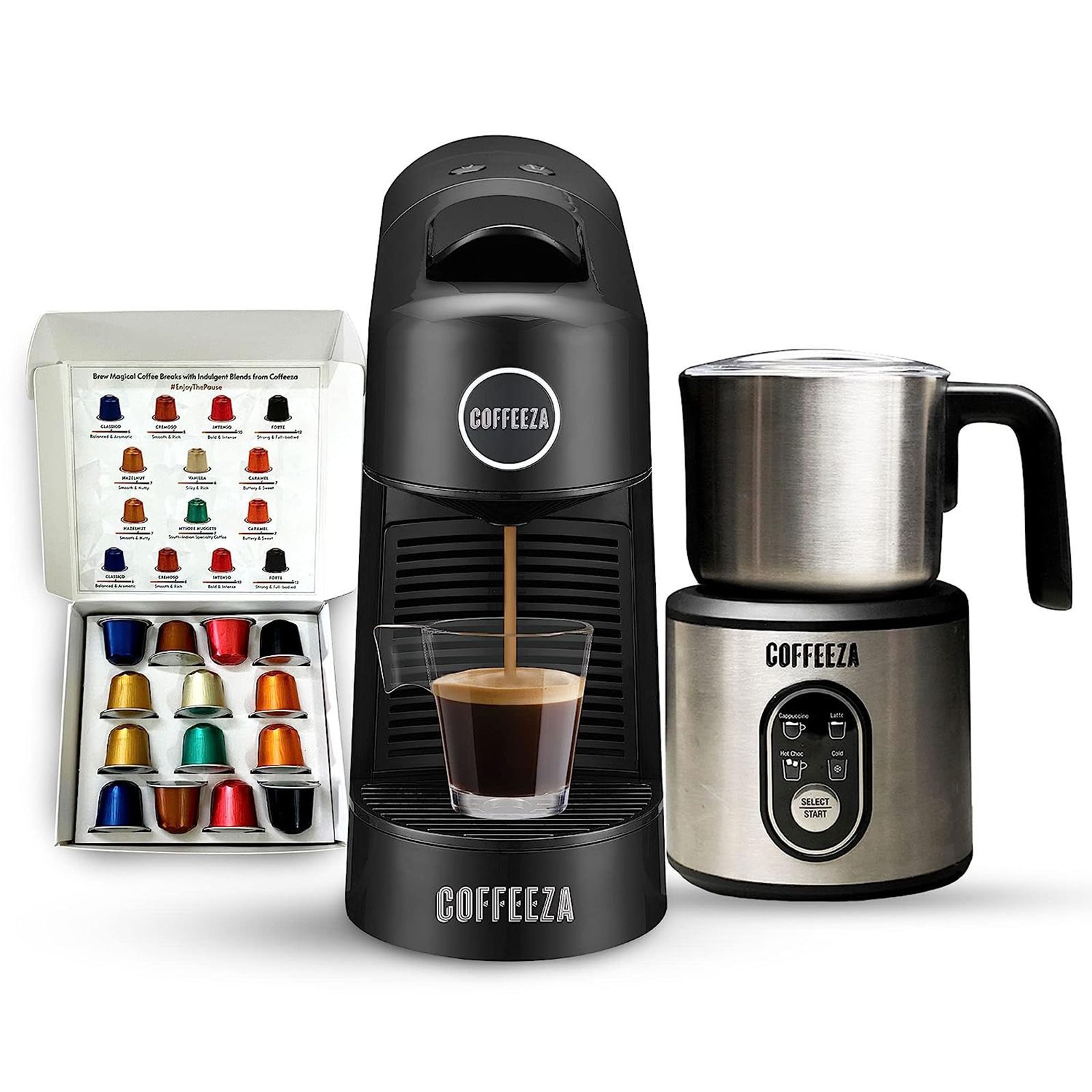 COFFEEZA Finero Next 20 Cups Automatic Espresso, Lungo & Americano Coffee Maker with Quick Warmup (Black)_7