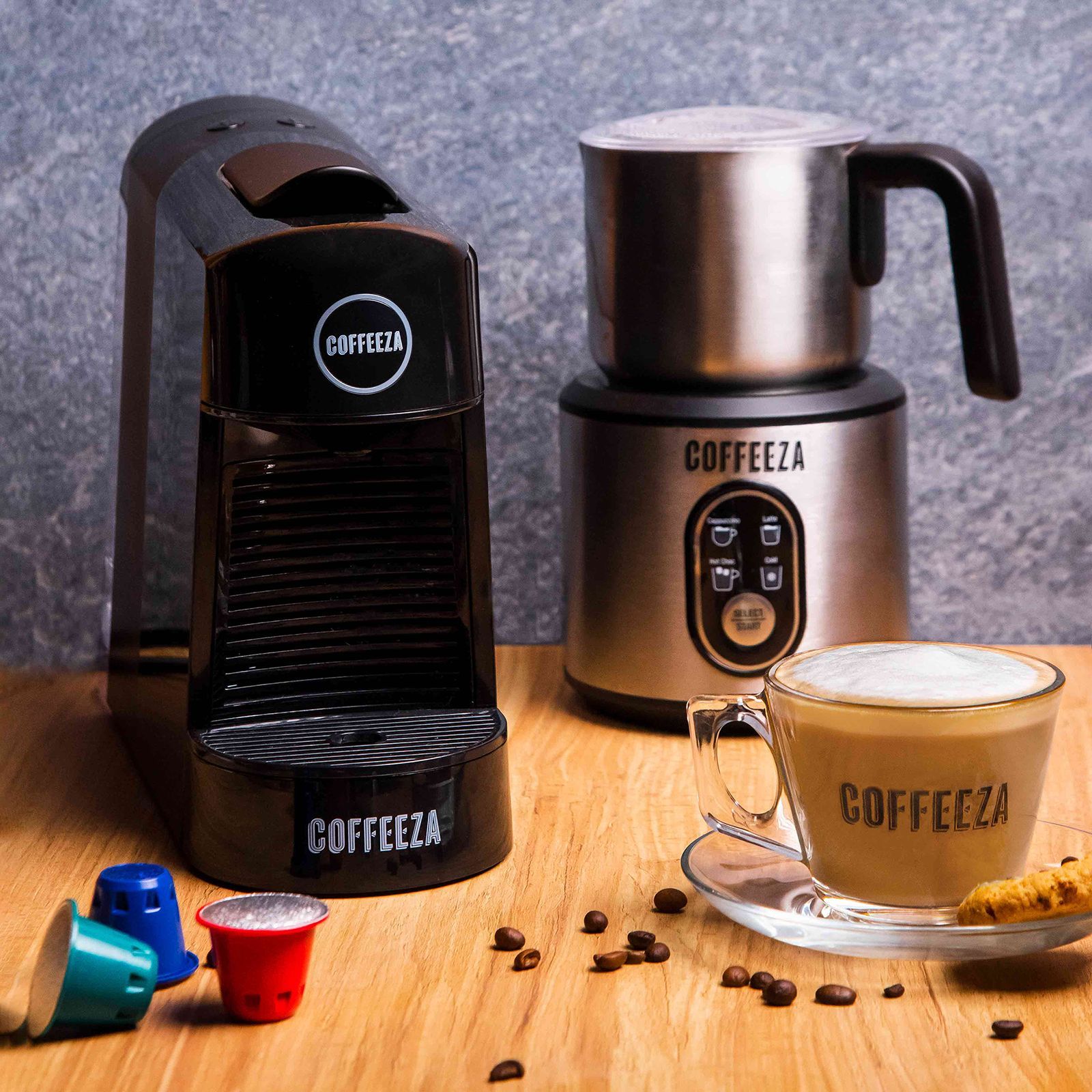 COFFEEZA Frothimo 500 Watt 2 Cups Automatic Latte & Cappuccino Coffee Maker with Detachable Base (Silver)_5