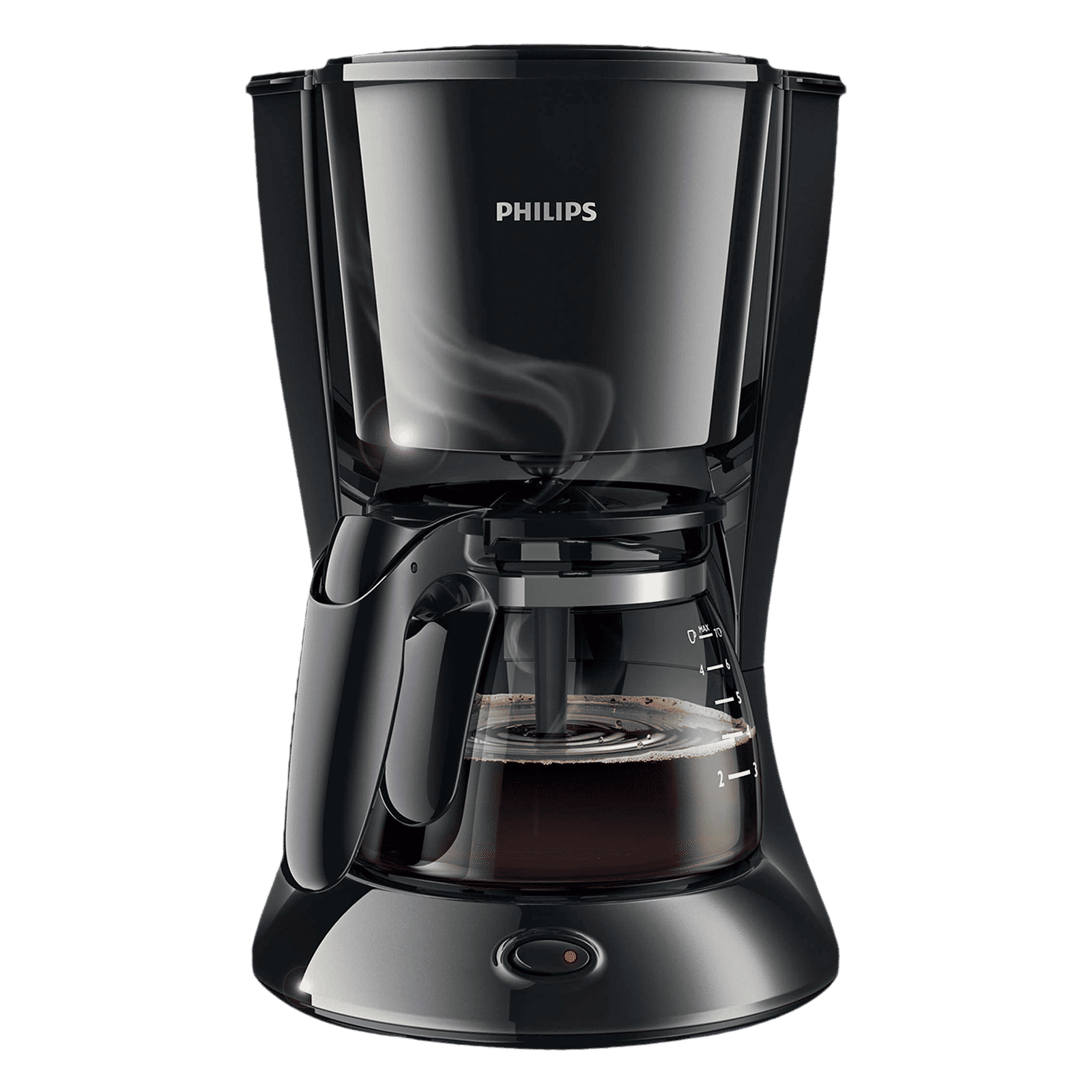 PHILIPS Daily Collection 750 Watt 7 Cups Automatic Drip Coffee Maker with Water Level Indicator (Black)_1