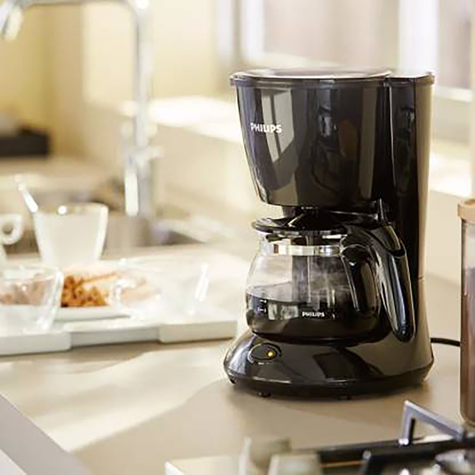 PHILIPS Daily Collection 750 Watt 7 Cups Automatic Drip Coffee Maker with Water Level Indicator (Black)_4