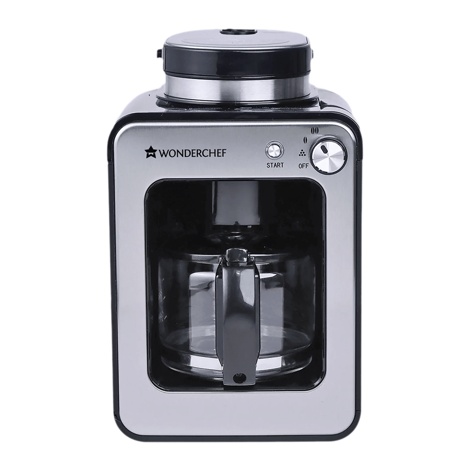 WONDERCHEF Regalia 4 Cups Automatic Black Coffee Maker with Anti Drip Valve (Black/Silver) WONDERCHEF Regalia 4 Cups Automatic Black Coffee Maker with Anti Drip Valve (Black/Silver)_1