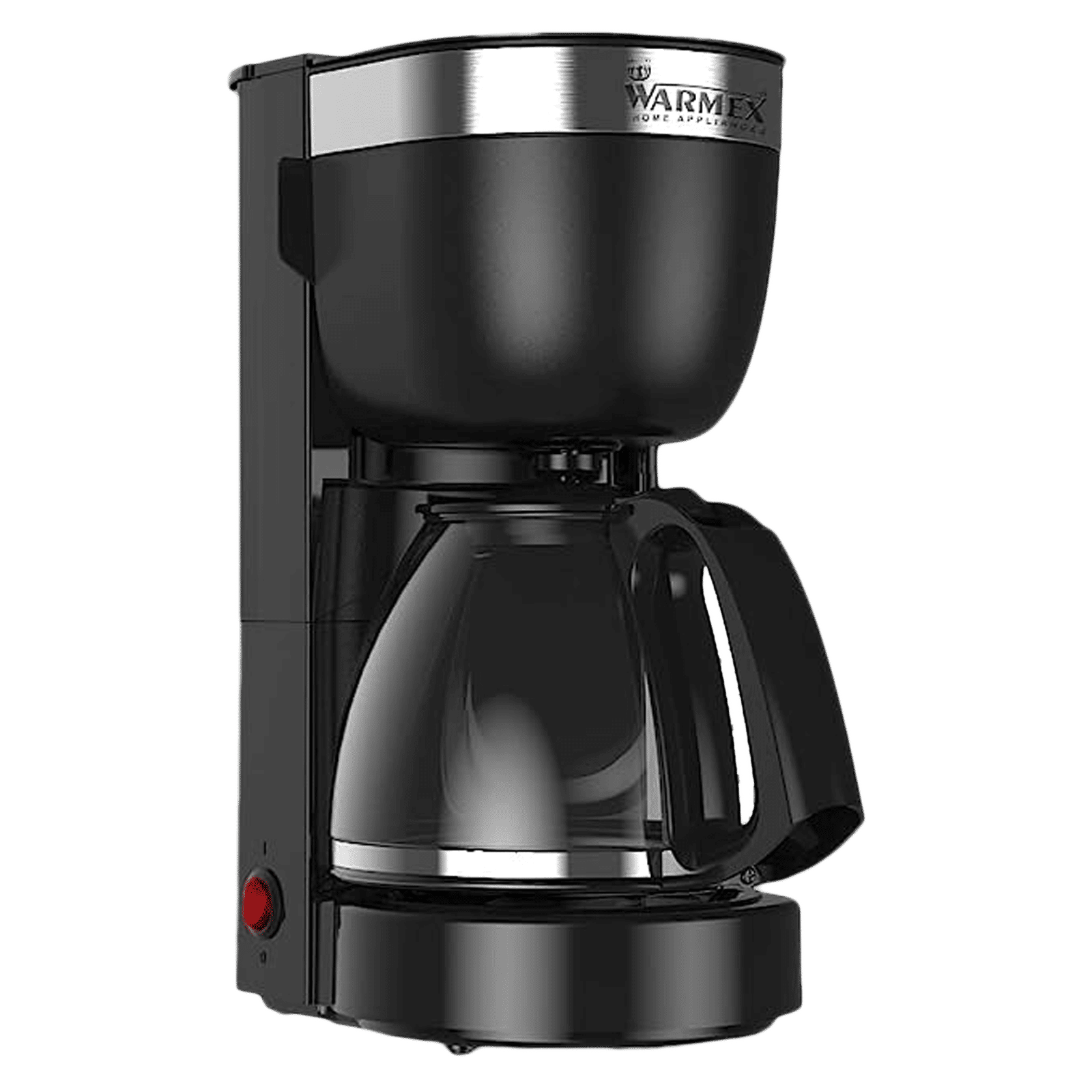 WARMEX O'clock 800 Watt 12 Cups Automatic Drip Coffee Maker with Overheat Protection (Black)_1