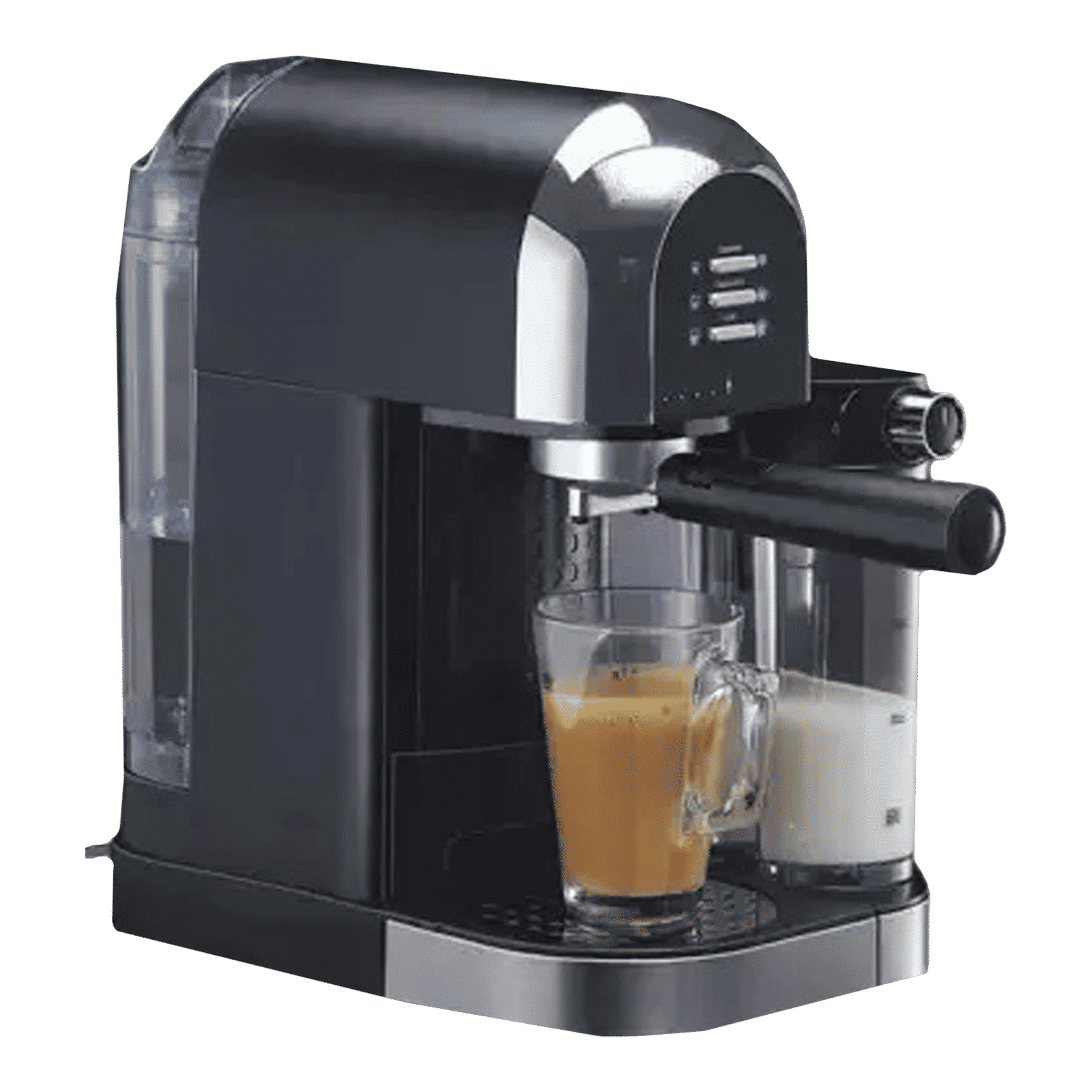 morphy richards AutoPresso 1350 Watt 6 Cups Automatic Espresso, Cappuccino & Latte Coffee Maker with Rust Resistant (Black) morphy richards AutoPresso 1350 Watt 6 Cups Automatic Espresso, Cappuccino & Latte Coffee Maker with Rust Resistant (Black)_1