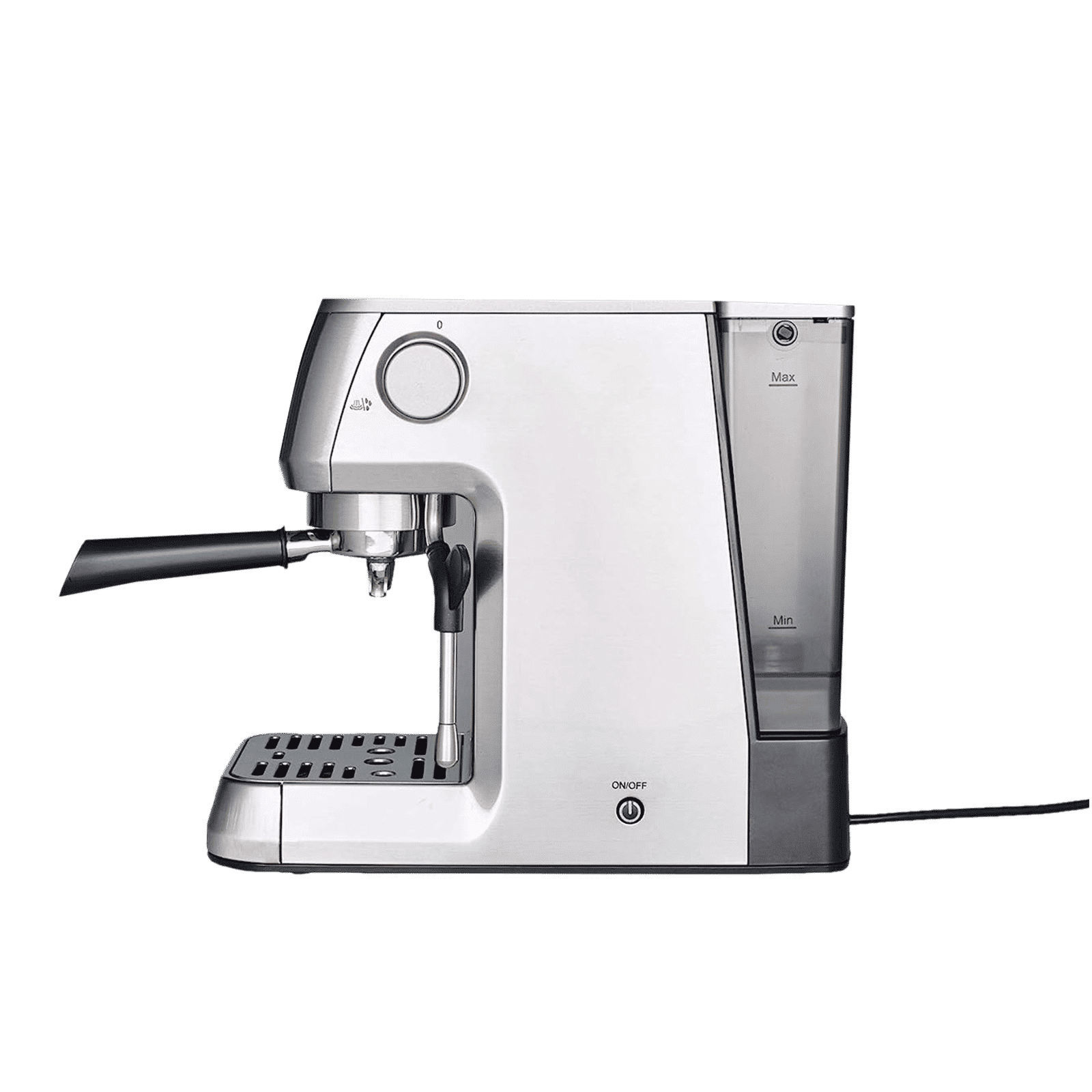 Solis Perfella Plus 1700 Watt 2 Cups Semi-Automatic Espresso Coffee Maker with Integrated Monometer (Silver)_7