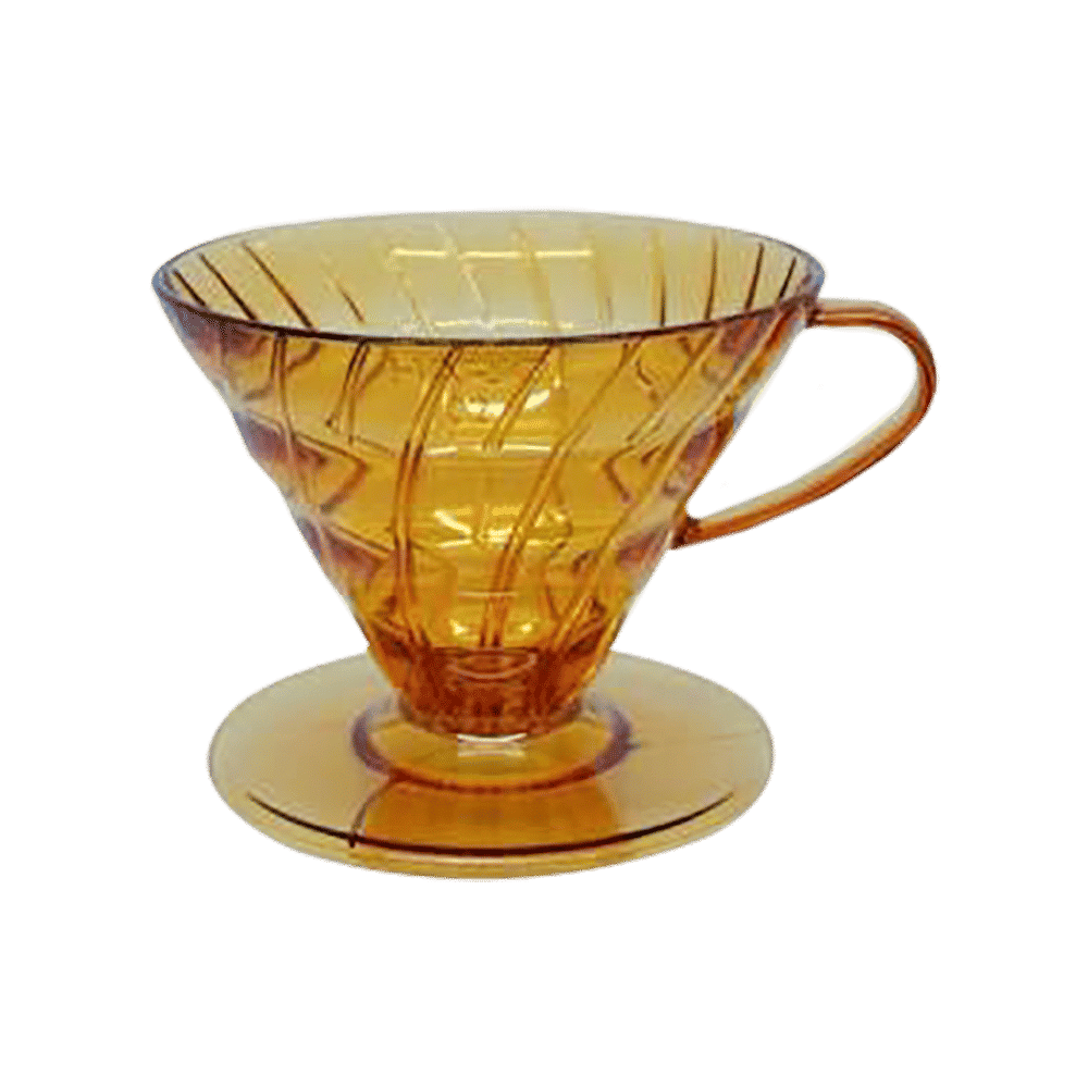 Hario Juicee V60 4 Cups Manual Drip Coffee Maker with Heat Resistant (Transparent Honey Yellow)_6