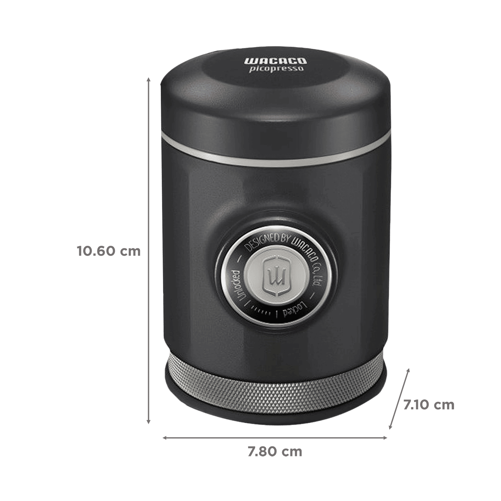 Wacaco Picopresso 120 Watt 1 Cups Manual Espresso Coffee Maker with Eco Conscious (Black)_2