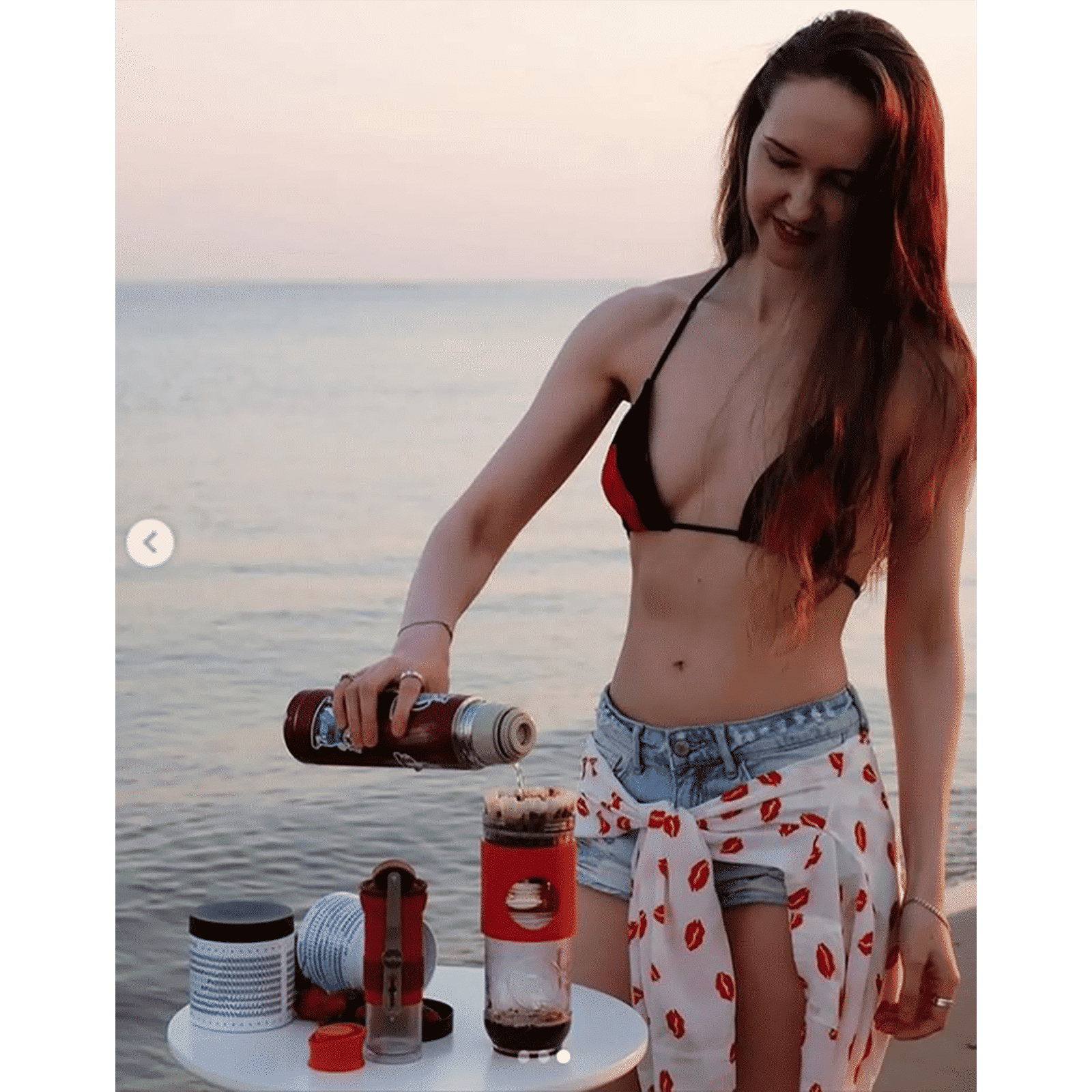 Cafflano 500ml Glass Hot & Cold Coffee Bottle (Paper Filter, CAFB100-PK, Pink)_8