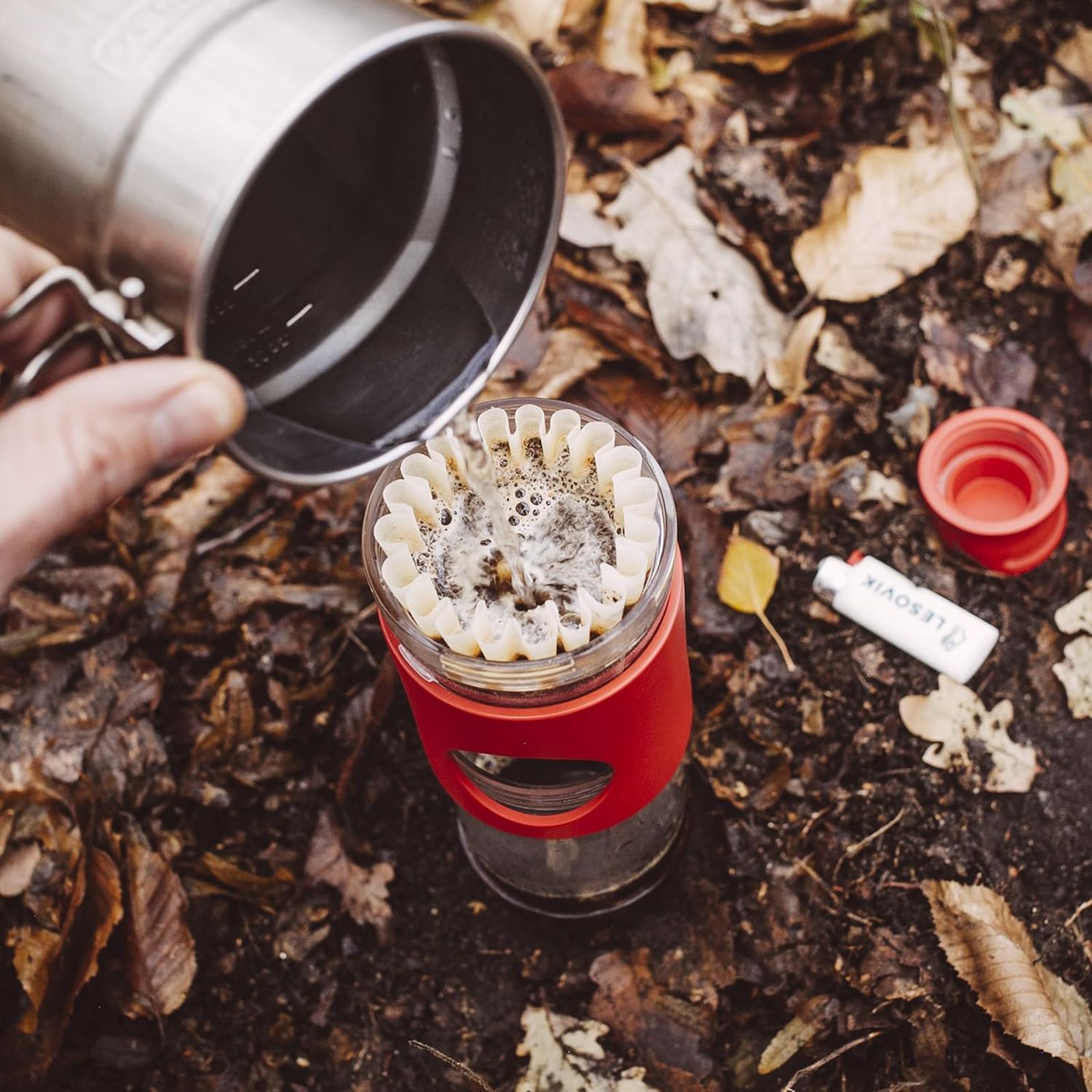 Cafflano 500ml Glass Hot & Cold Coffee Bottle (Paper Filter, CAFB100-LC, Purple)_5