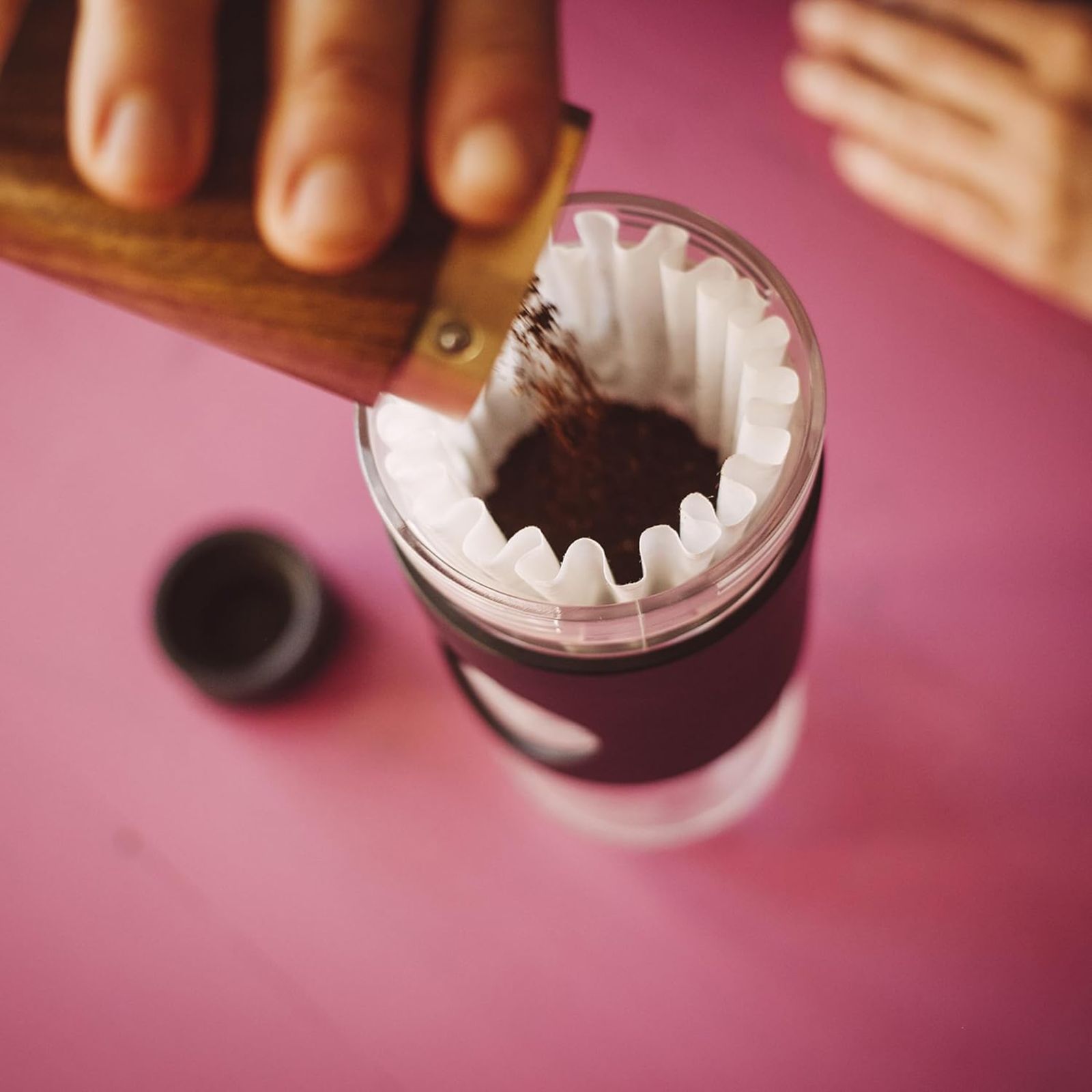 Cafflano 500ml Glass Hot & Cold Coffee Bottle (Paper Filter, CAFB100-LC, Purple)_6