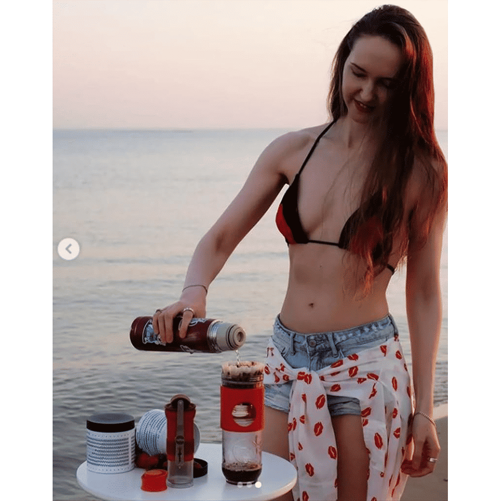 Cafflano 500ml Glass Hot & Cold Coffee Bottle (Paper Filter, CAFB100-LC, Purple)_7