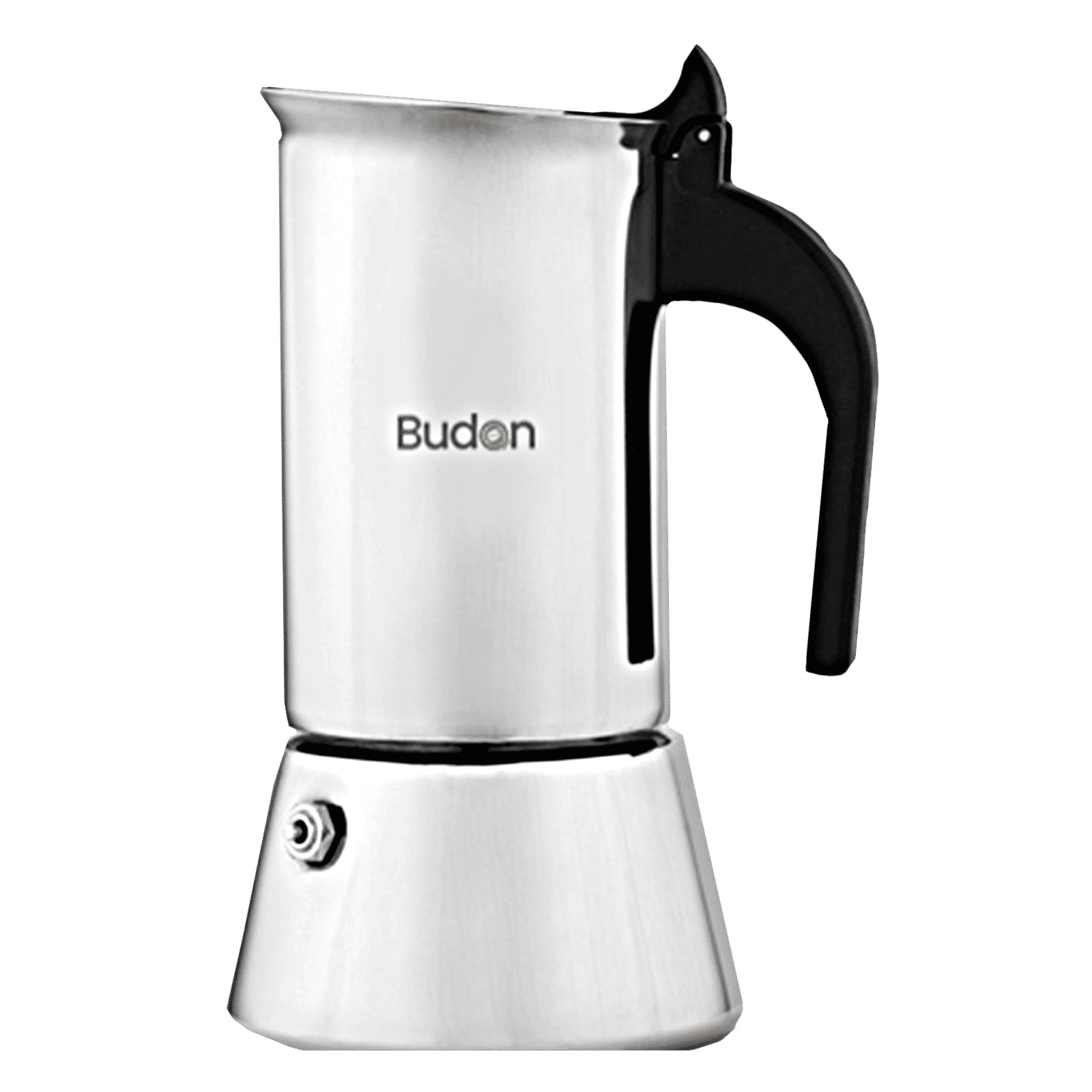 Budan 1000 Watt 6 Cups Manual Espresso Coffee Maker with Pressure Relief Valve (Silver)_1