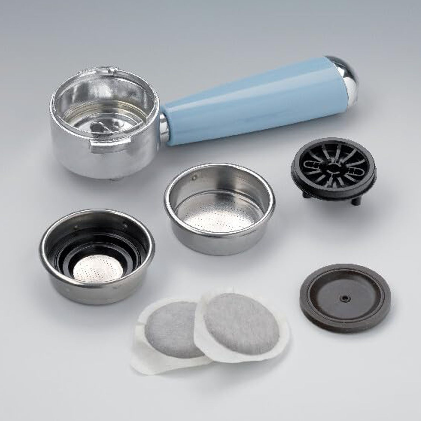 Ariete Vintage 900 Watt Automatic Espresso Coffee Maker with Removable Stainless Steel Drip Tray (Blue)_2