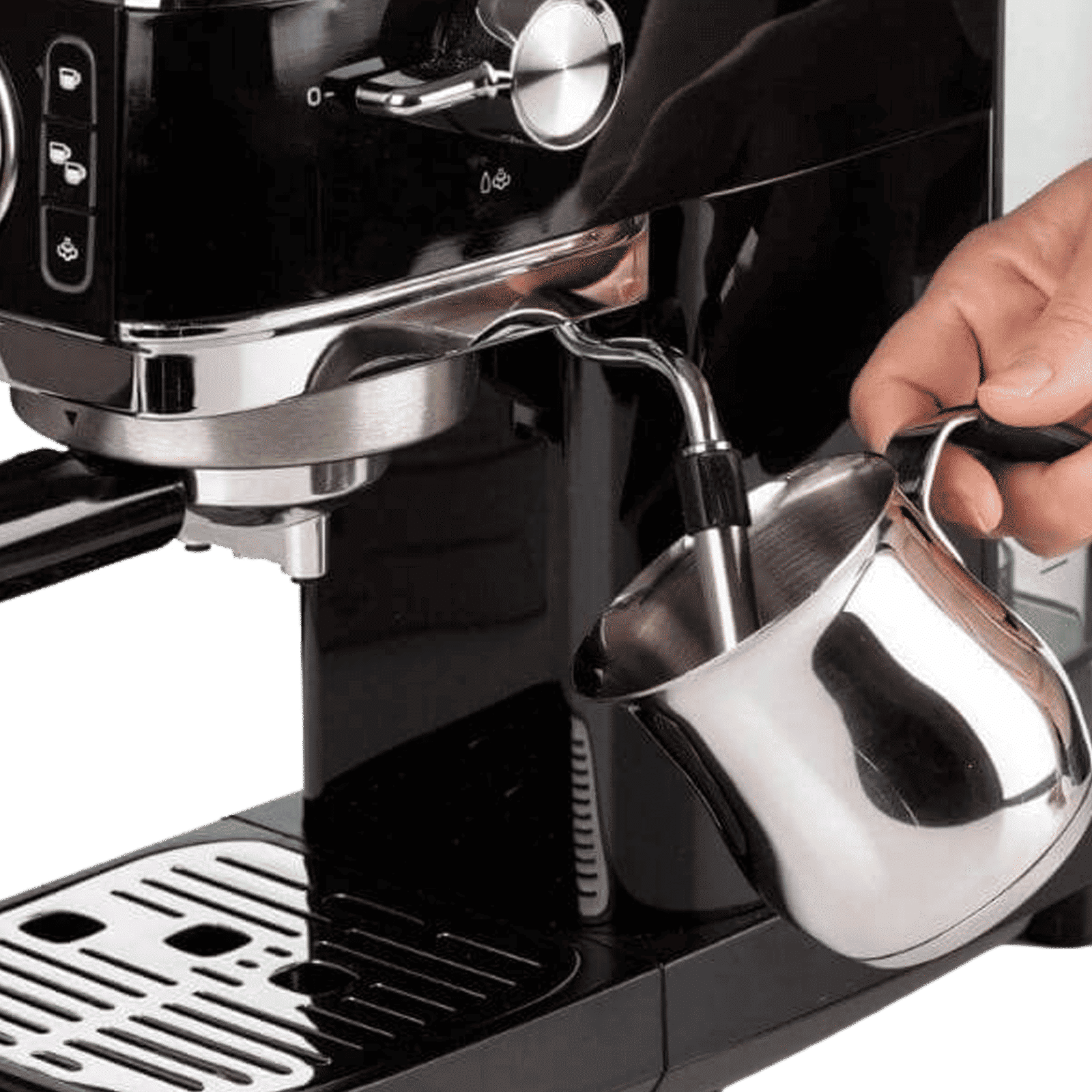 Ariete Slim Moderna 1300 Watt Automatic Espresso Coffee Maker with Reusable Filter (Black)_4