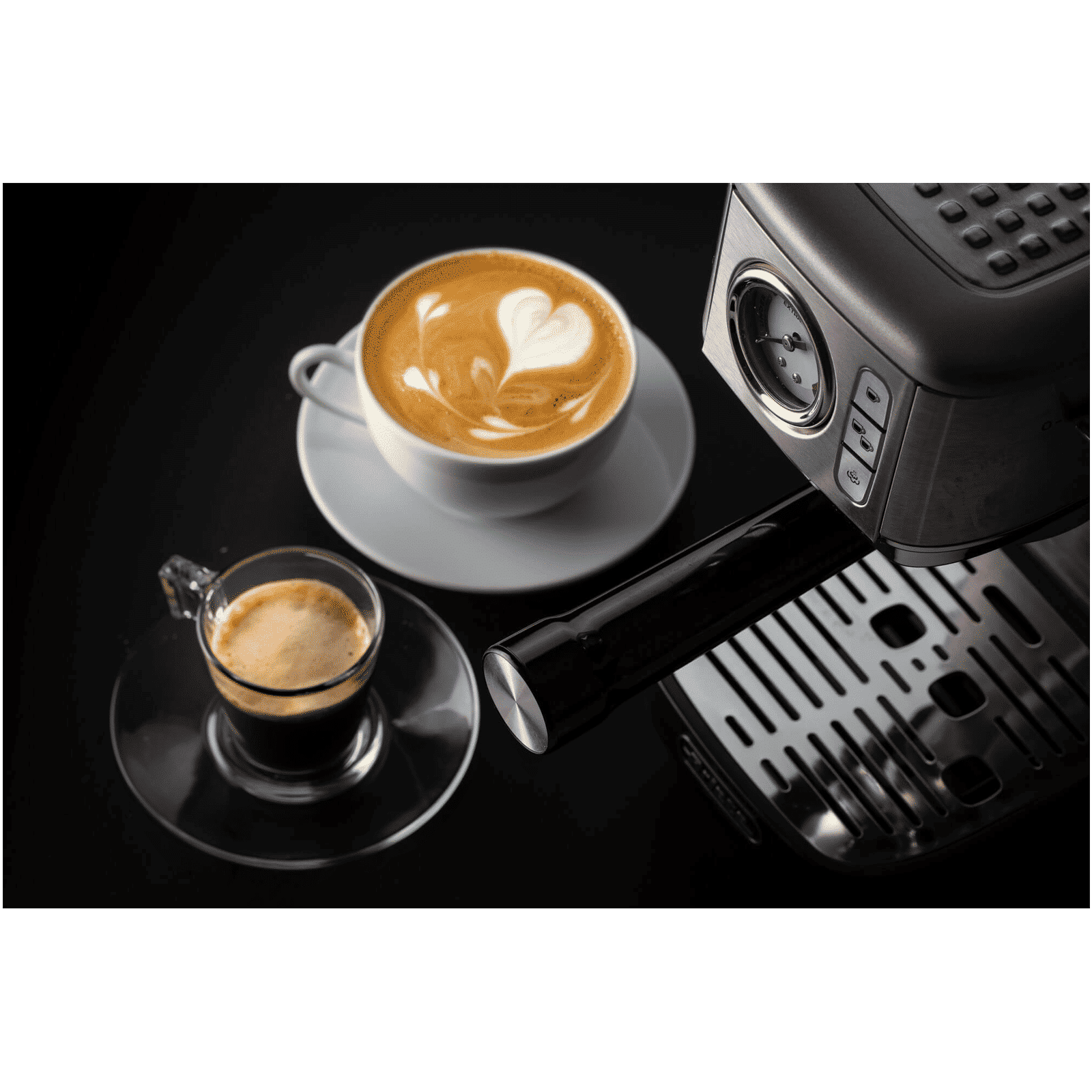 Ariete Slim Moderna 1300 Watt Automatic Espresso Coffee Maker with Reusable Filter (Silver) Ariete Slim Moderna 1300 Watt Automatic Espresso Coffee Maker with Reusable Filter (Silver)_4