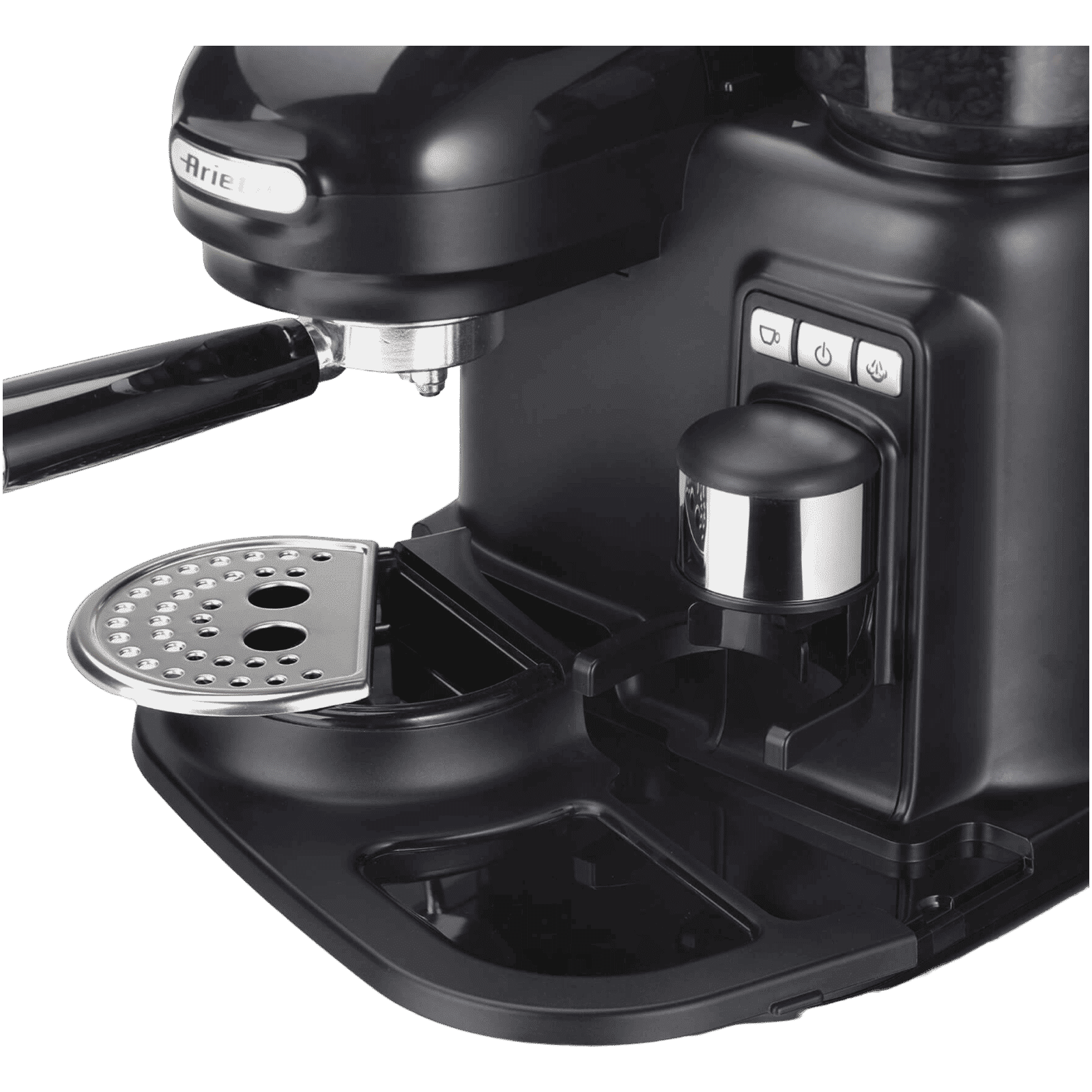 Ariete Moderna 1080 Watt 2 Cups Automatic Espresso Coffee Maker with 15 Bar Pressure (Black)_2