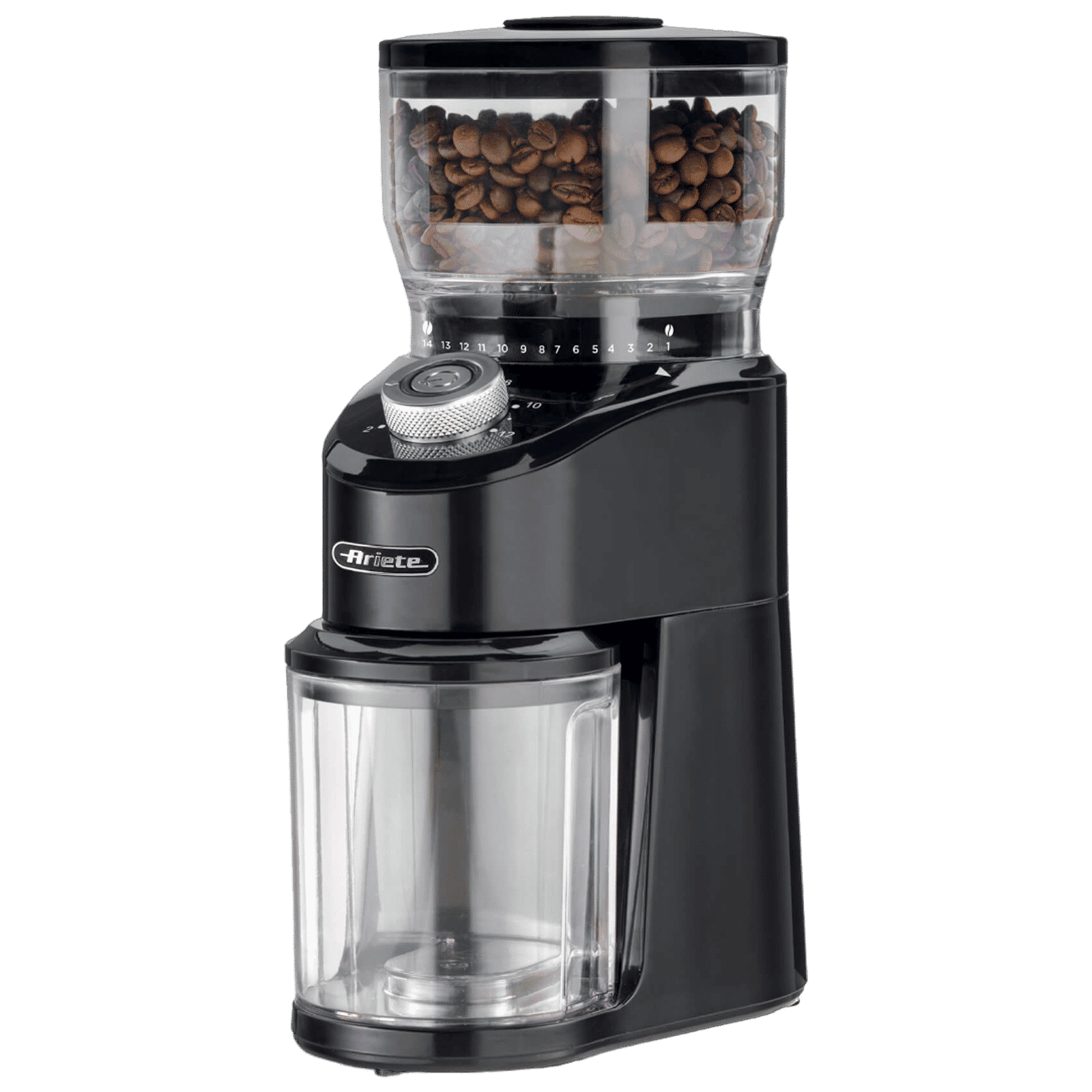 Ariete 3023 200 Watt 12 Cups Automatic Coffee Grinder with 14 Grinding Levels (Black) Ariete 3023 200 Watt 12 Cups Automatic Coffee Grinder with 14 Grinding Levels (Black)_1