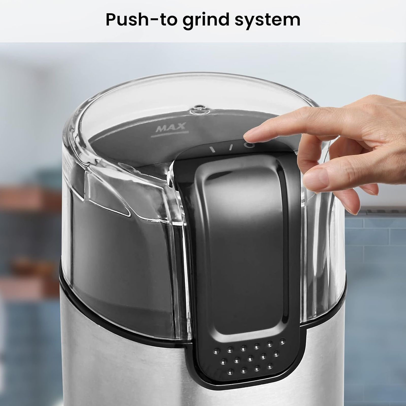 AGARO Grand Fully Automatic Coffee Grinder (Grinds Coffee Beans, 33698, Silver) AGARO Grand Fully Automatic Coffee Grinder (Grinds Coffee Beans, 33698, Silver)_8