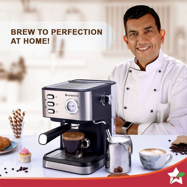 Buy WONDERCHEF Regenta Automatic Espresso & Cappuccino Coffee Maker ...