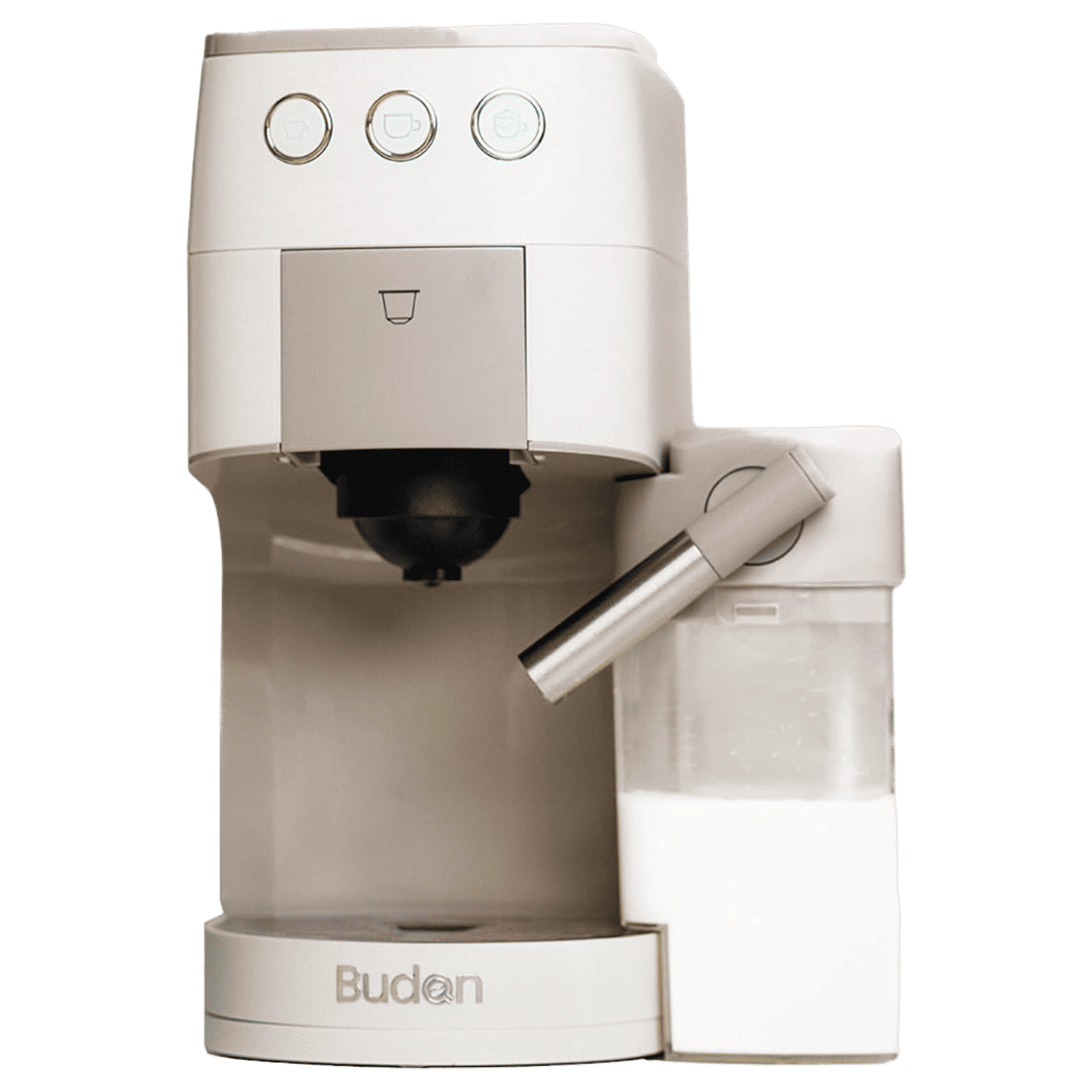 Budan BUDEM097 Manual Espresso, Latte, Americano, Affogato & Cappuccino Coffee Maker with Integrated Milk Container (Grey) Budan BUDEM097 Manual Espresso, Latte, Americano, Affogato & Cappuccino Coffee Maker with Integrated Milk Container (Grey)_1