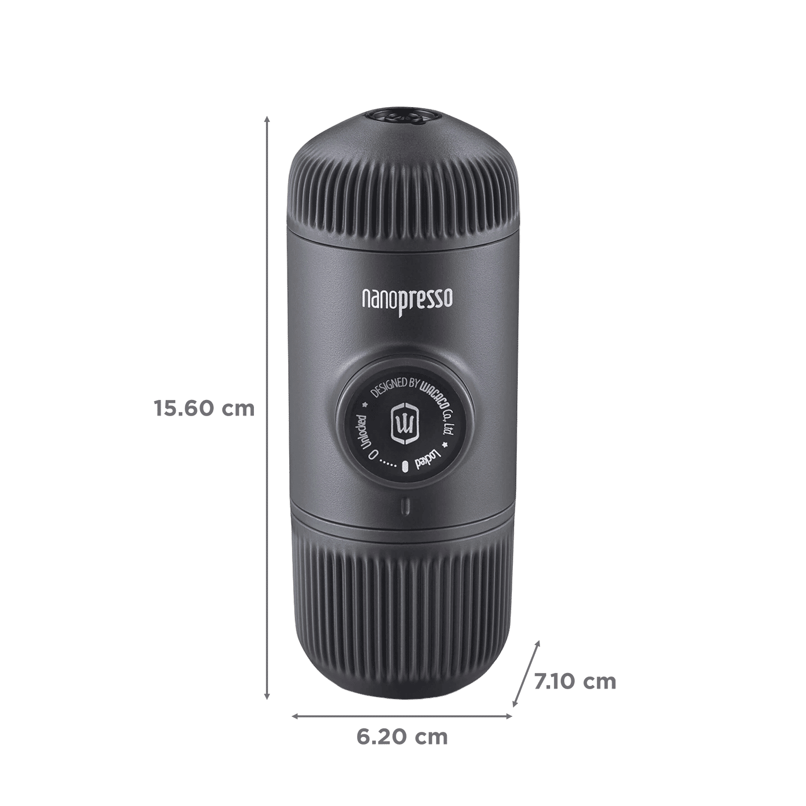 Wacaco Nanopresso Manual Espresso Coffee Maker with Filter Basket (Black)_2