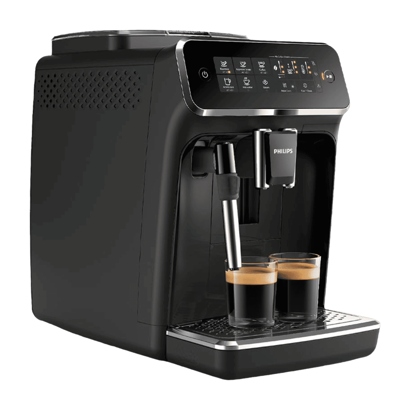 PHILIPS 3200 Series 1500 Watt Automatic Espresso, Hot Water, Coffee, Americano, Espresso Lungo & Cappuccino Coffee Maker with Aroma Extract (Black)_2