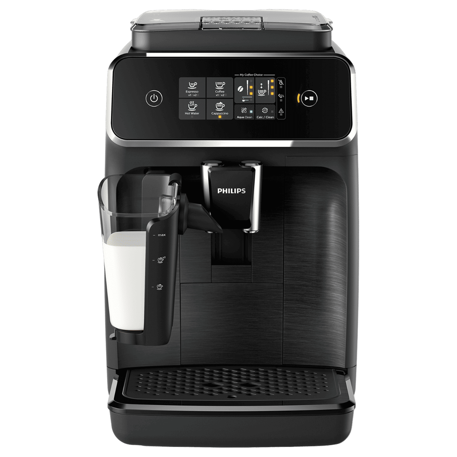 PHILIPS 2200 Series 1500 Watt Automatic Espresso, Hot Water,Coffee & Cappuccino Coffee Maker with Aroma Extract (Black)_1