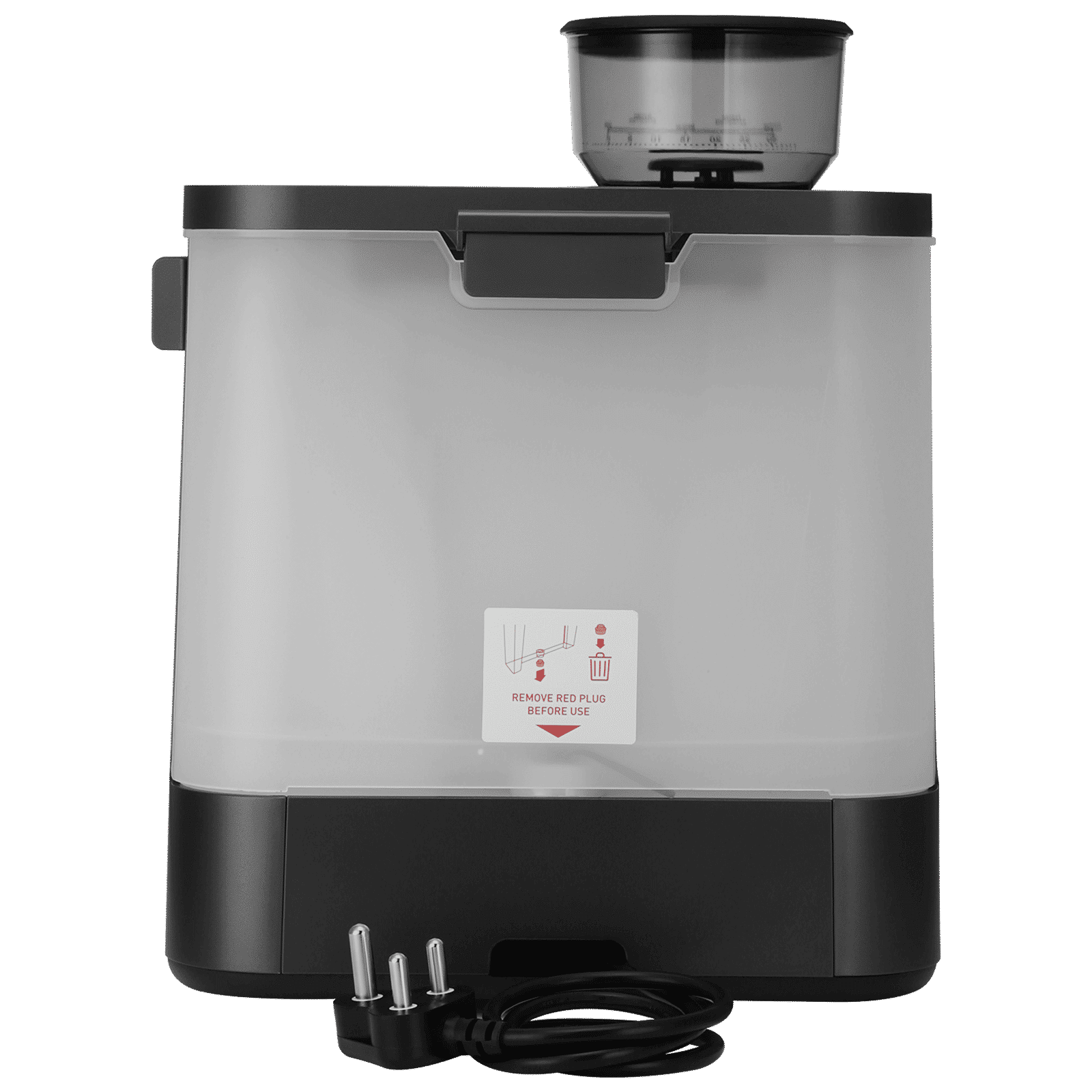 Croma Automatic Espresso, Cappuccino & Latte Coffee Maker with Auto Clean & Descaling Function (Grey)_5