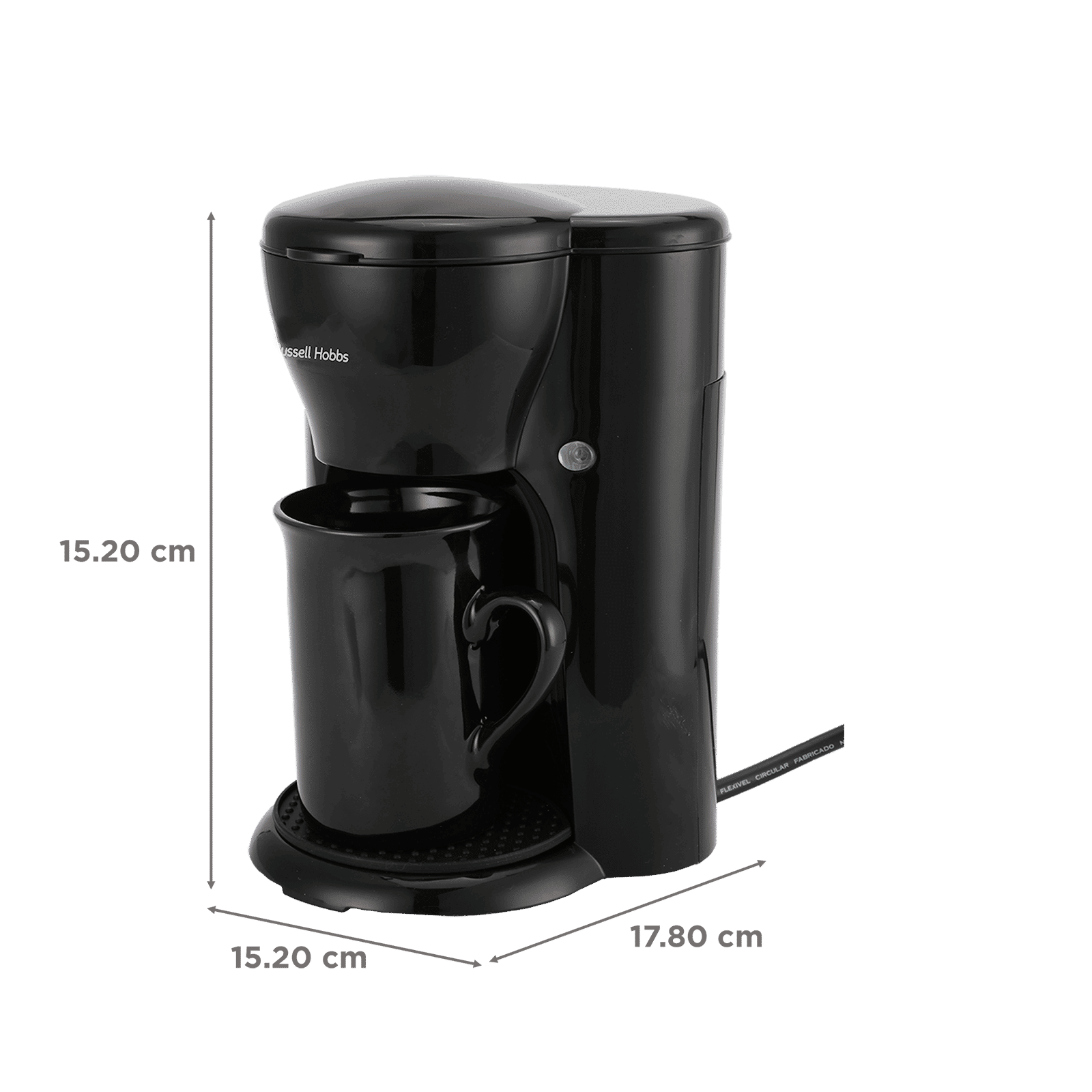 Russell Hobbs RCM1 330 Watt 1 Cups Manual Drip Coffee Maker (Black)_2